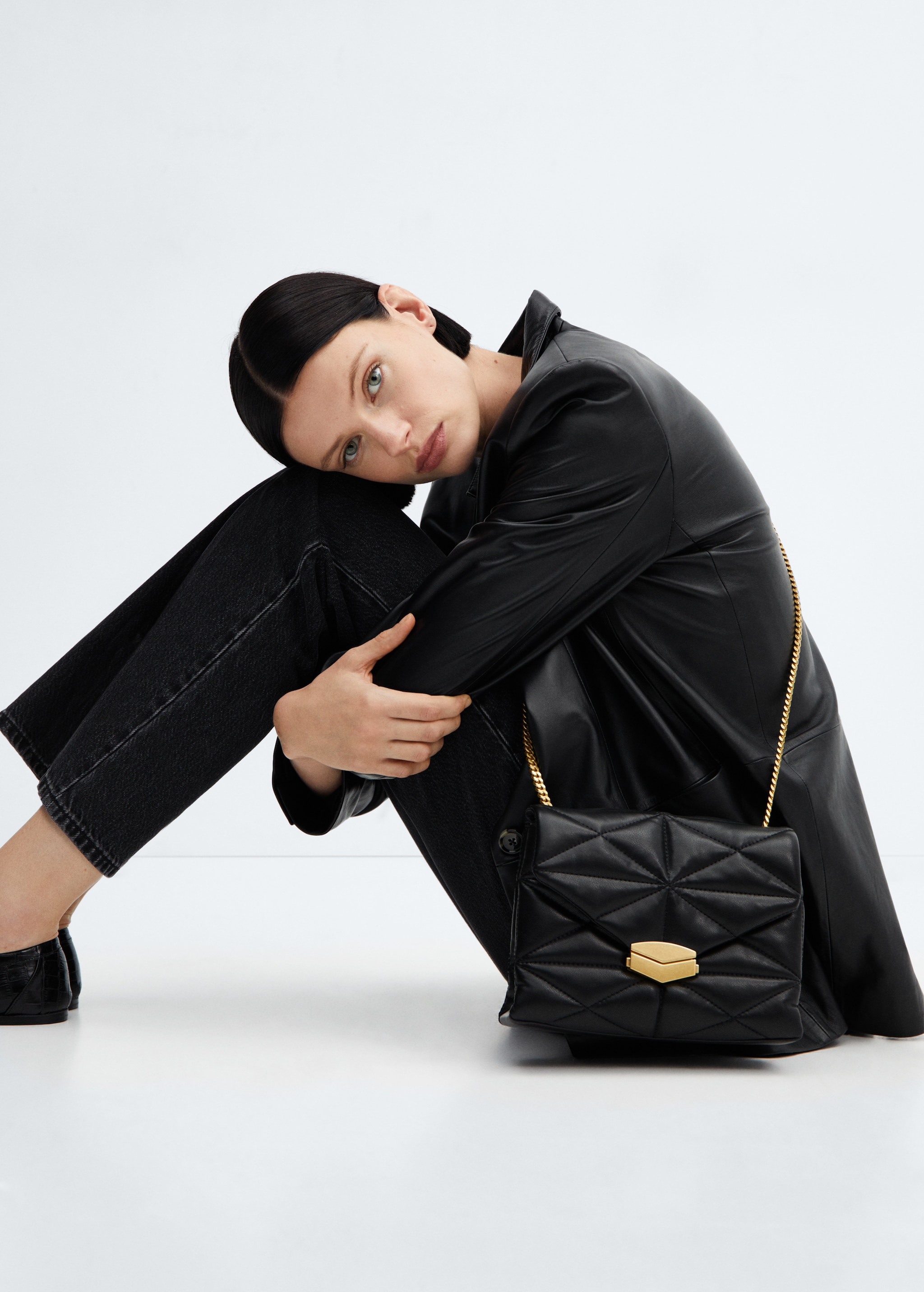 Sac matelassé rabat Femme MANGO France (La Réunion)