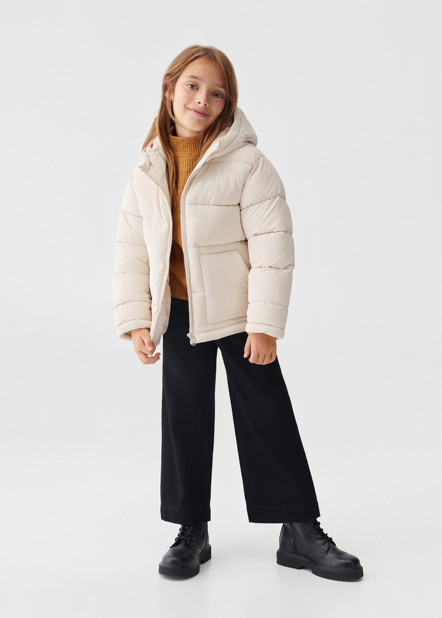 Anorak acolchado capucha - Plano general