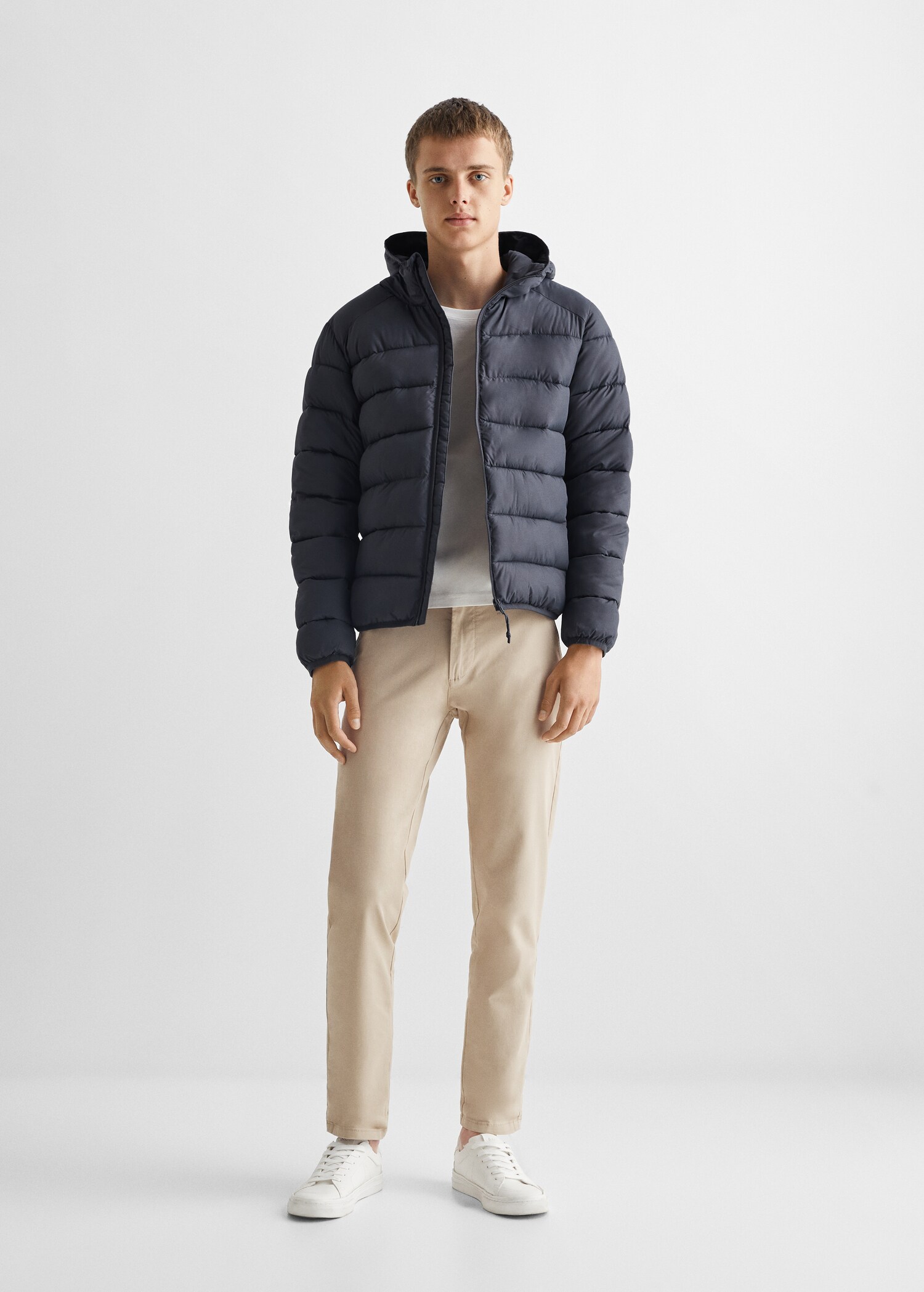 Anorak matelassé imperméable à losanges - Plan général