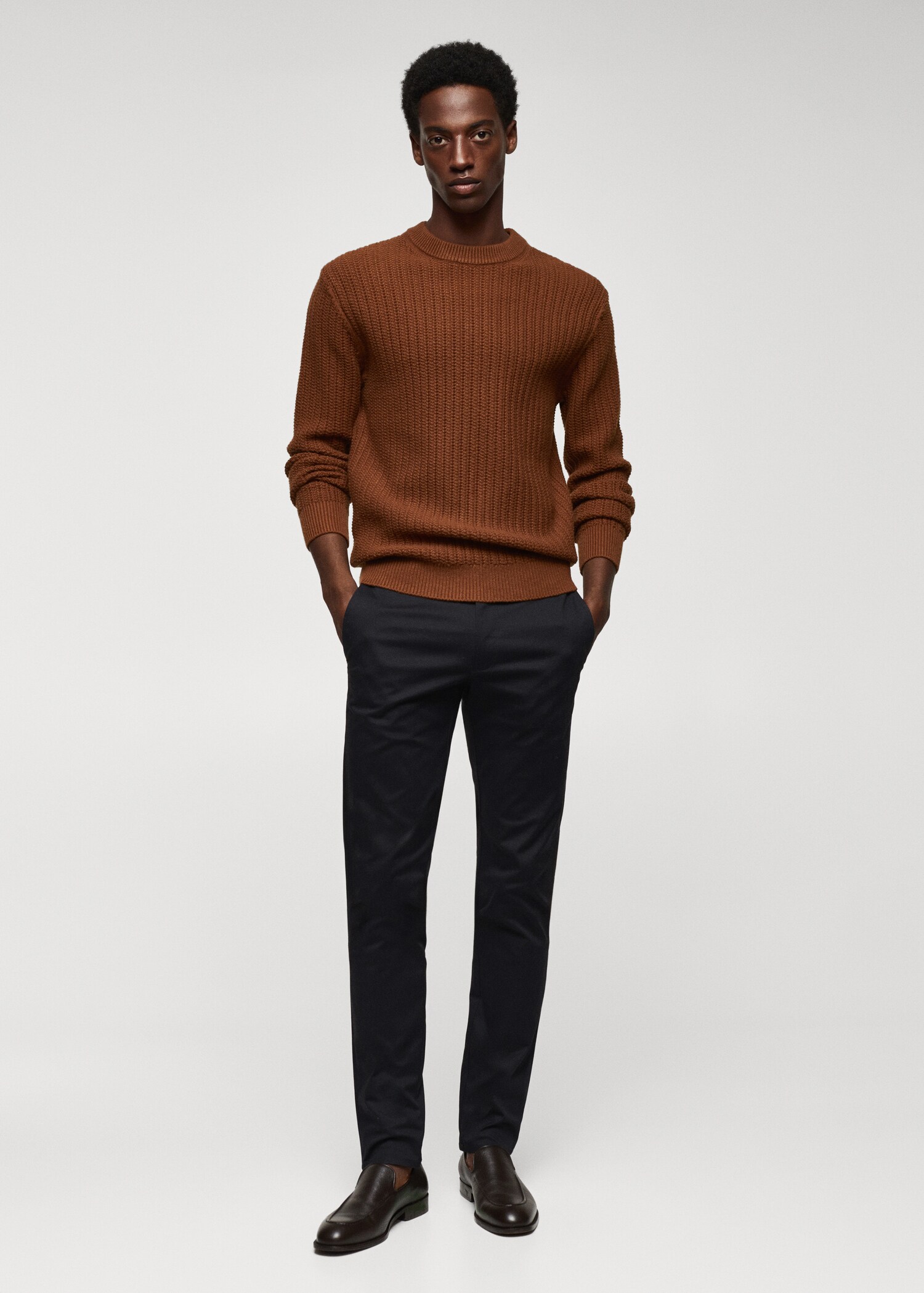Pantalón skinny chino algodón - Plano general
