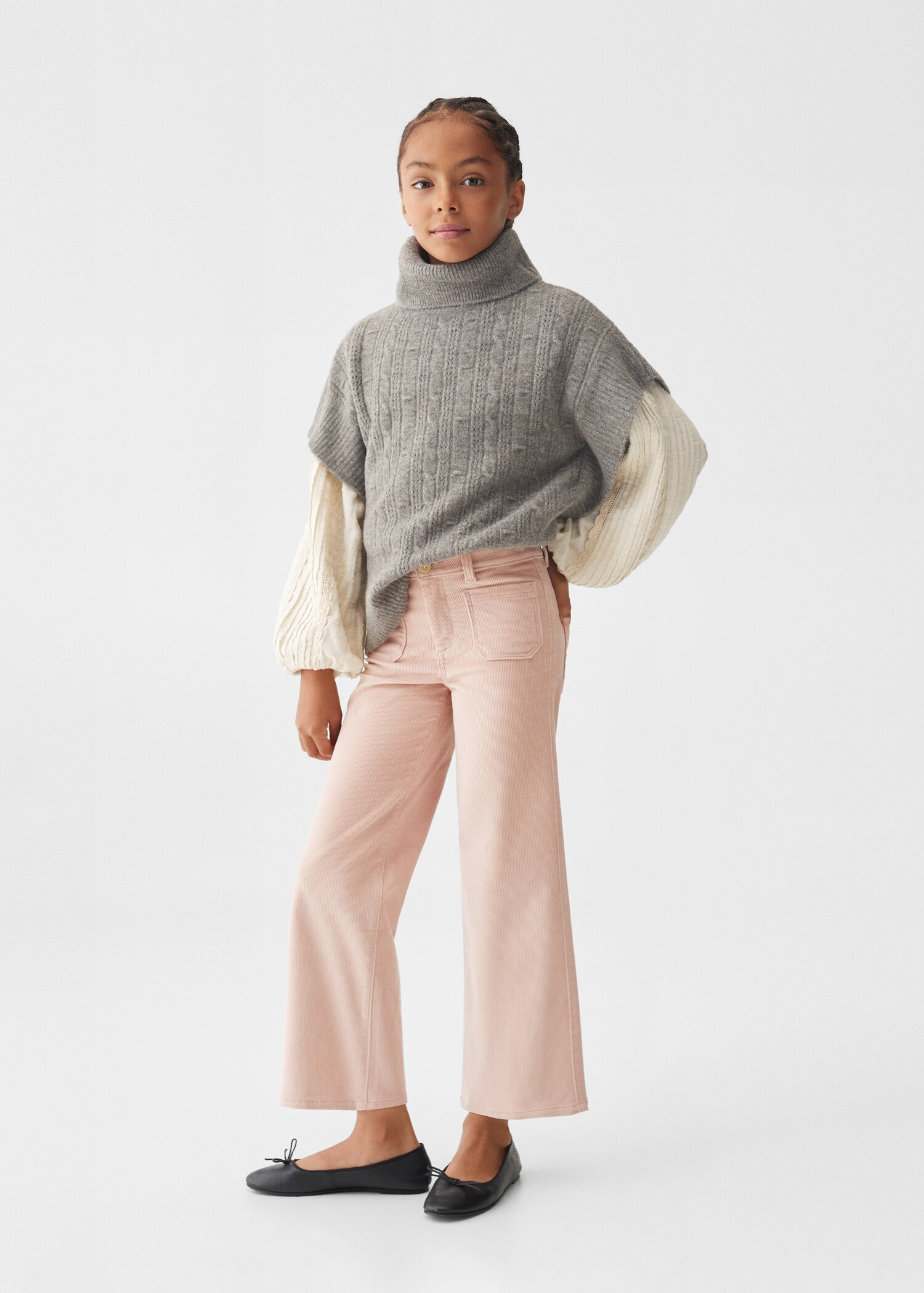 Pantalón pana culotte - Plano general