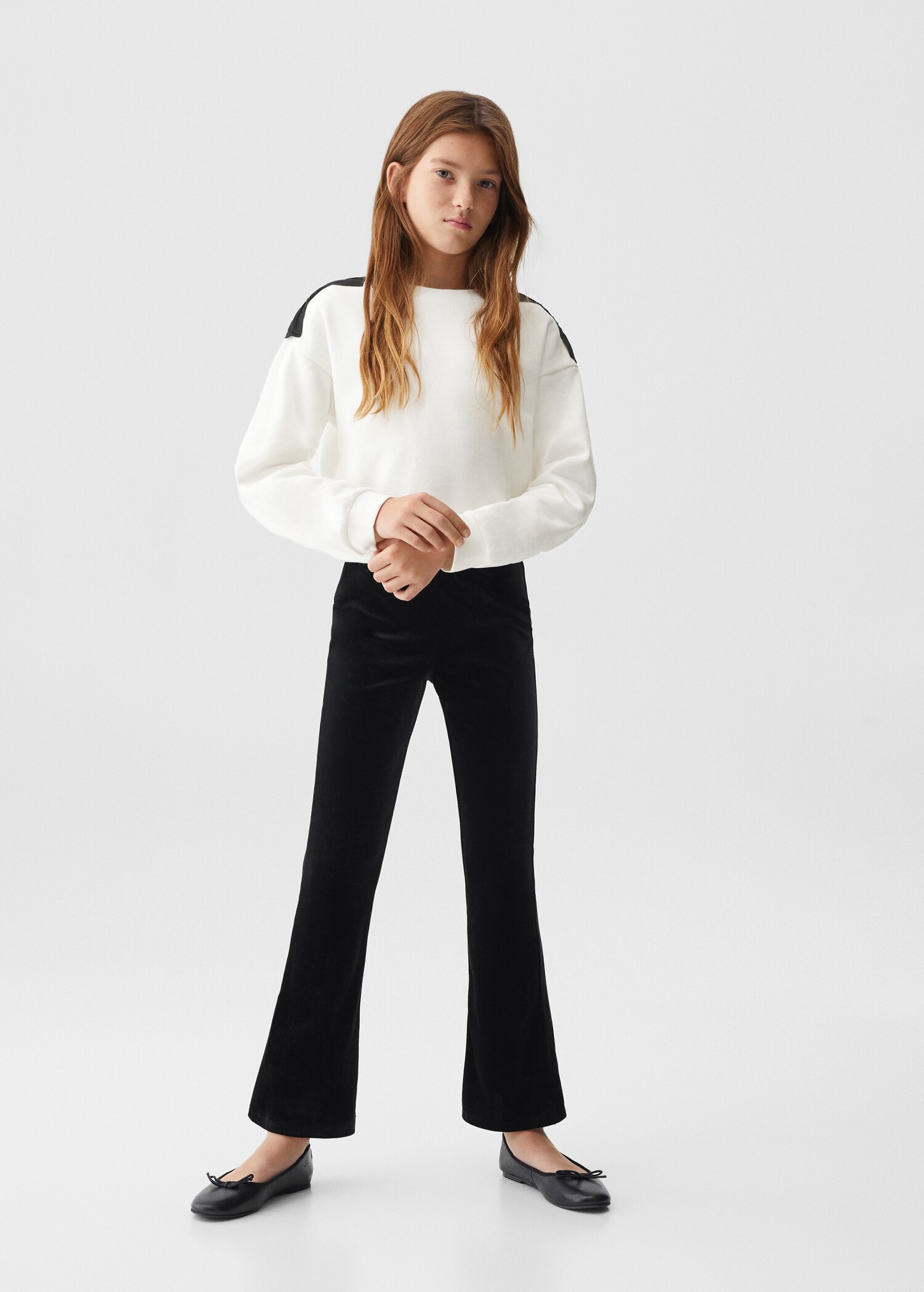 Sweat-shirt coton nœuds - Plan général