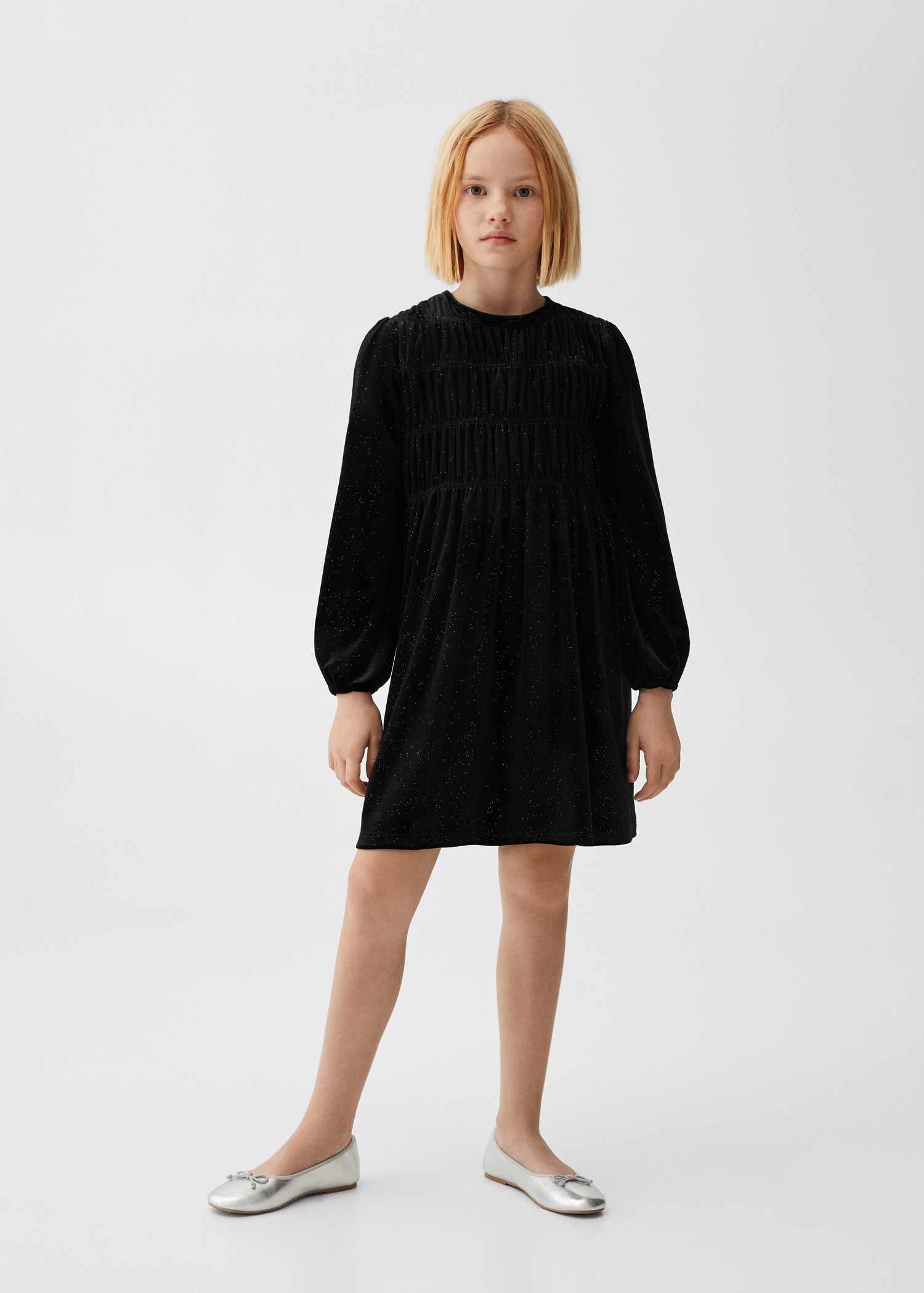 Robe courte velours - Plan général