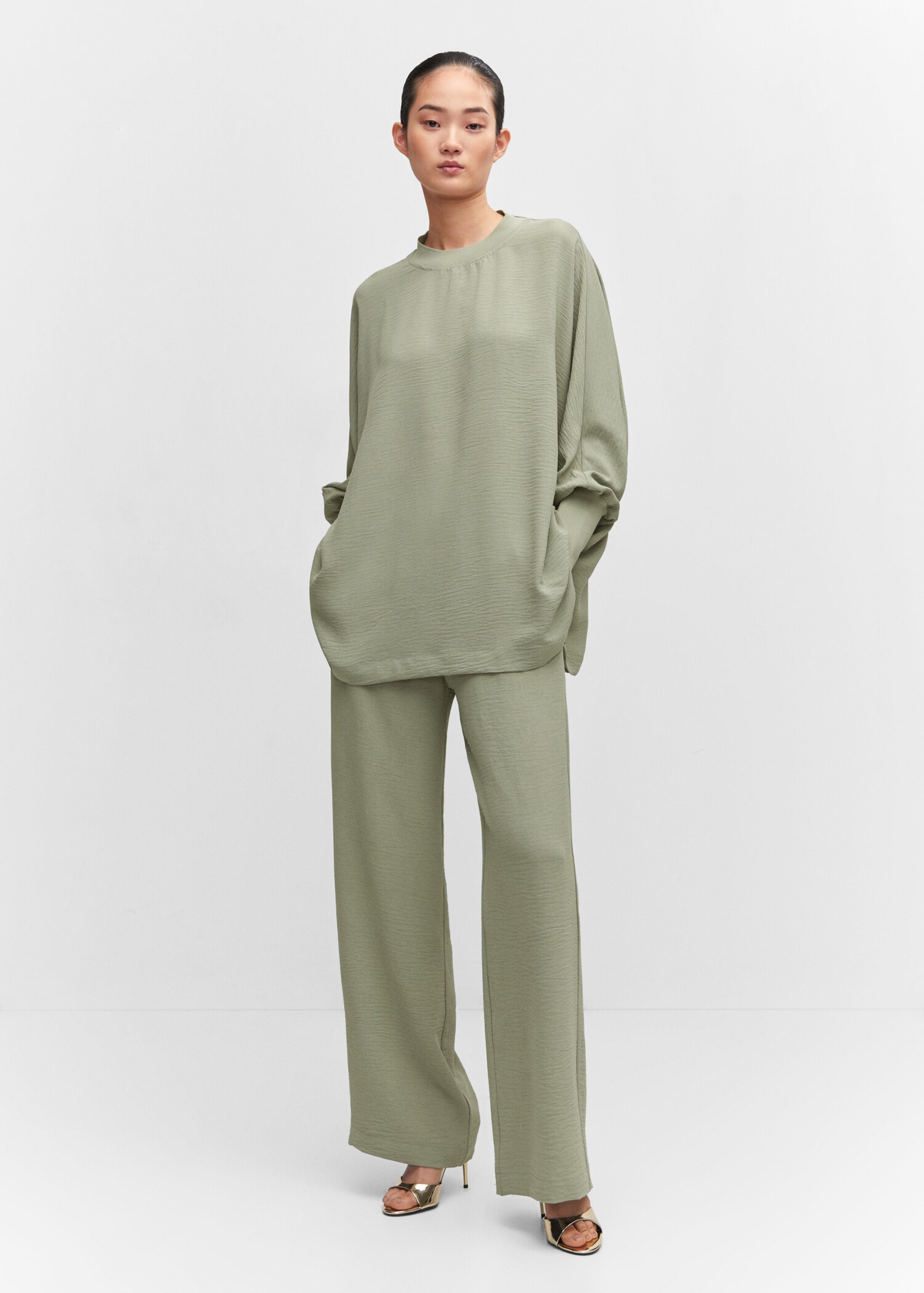Sudadera oversize textura - Plano general