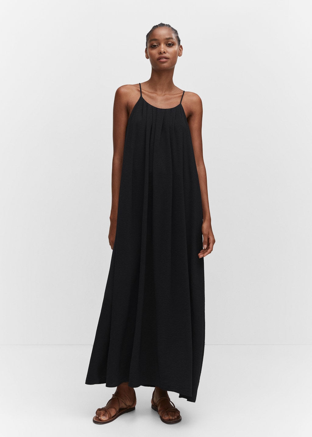 Mango flowy dress hotsell