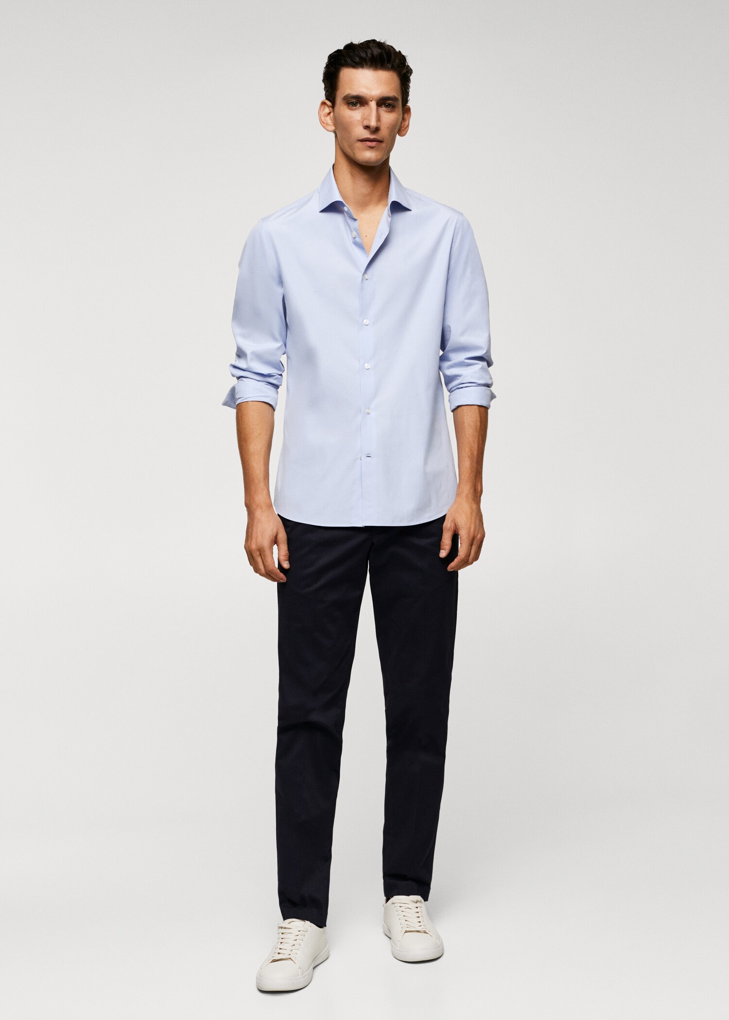 Chemise slim fit 100 % coton - Plan général