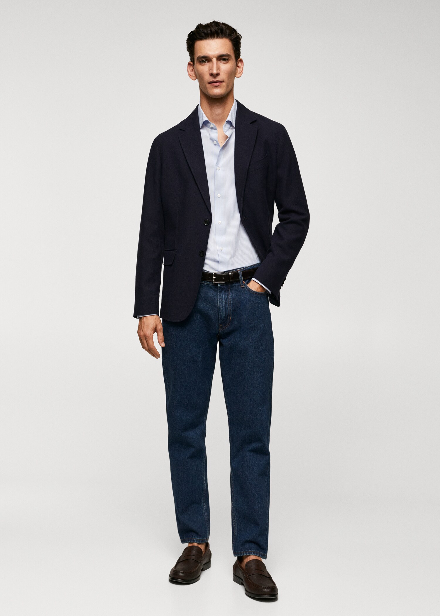 Chemise slim fit 100 % coton - Plan général