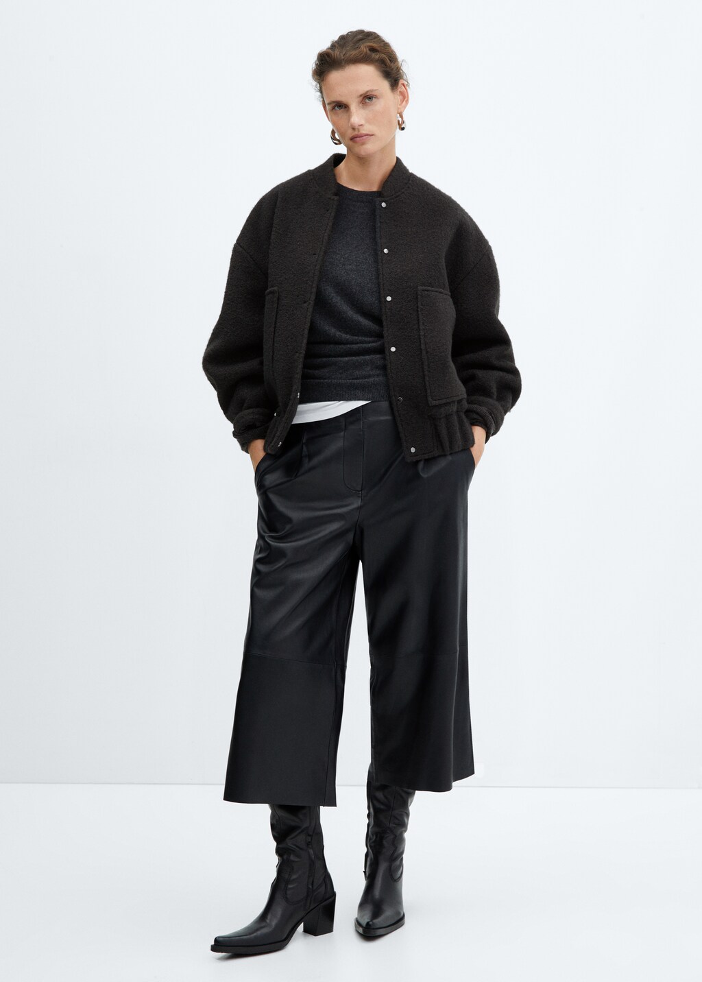 【TUOMIO】OVERSIZED FLEECE BOMBER ★韓国人気★ 追跡付 TUOMIO】OVERSIZED FLEECE BOMBER ☆韓国人気☆ 追跡付