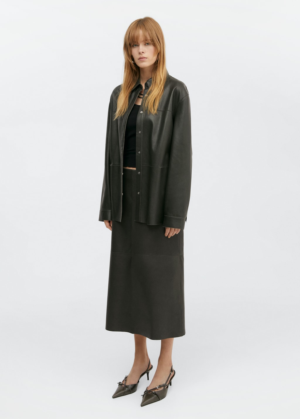 Mango sobrecamisa mujer sale