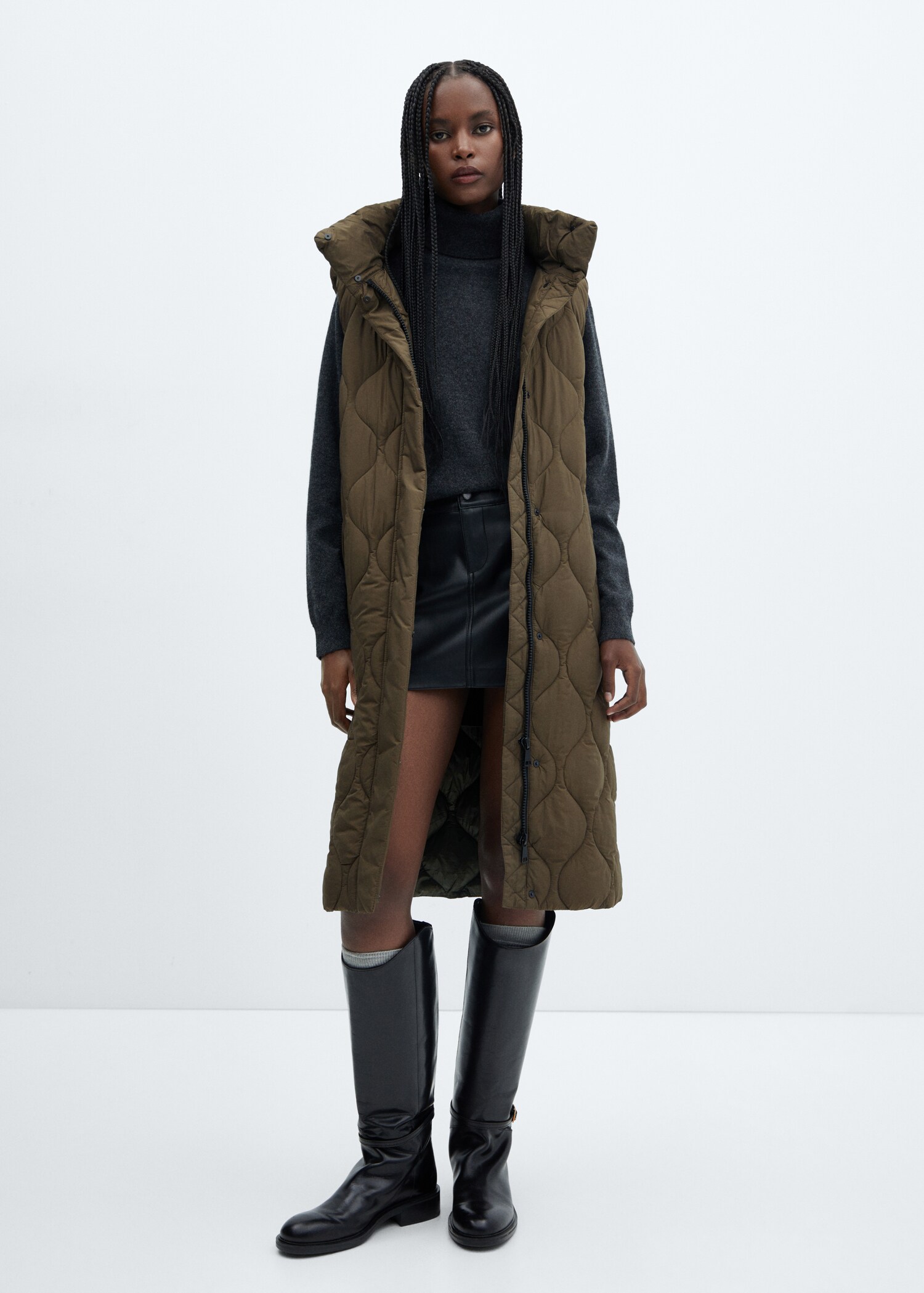 Bottes cuir boucle - Plan général