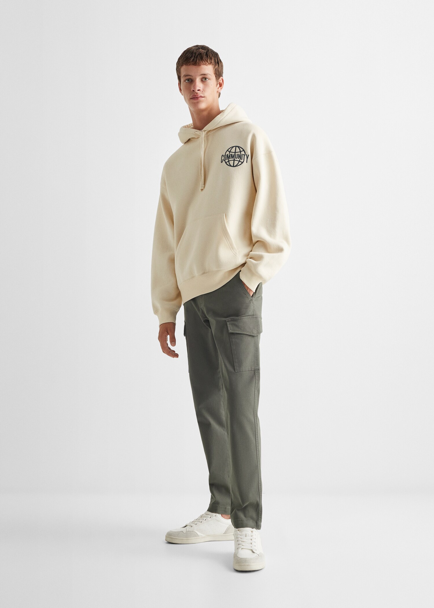 Pantalón cargo algodón - Plano general