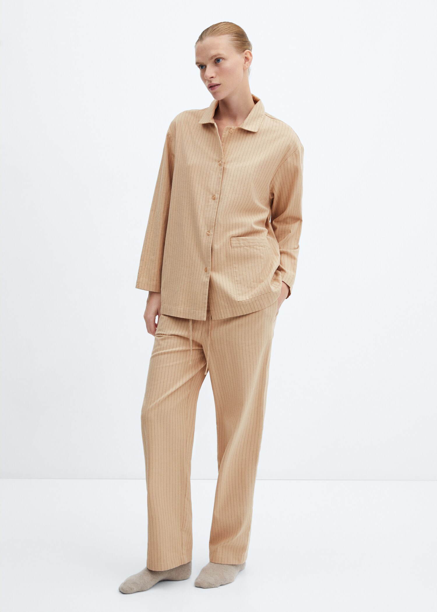 Pantalón pijama rayas - Plano general