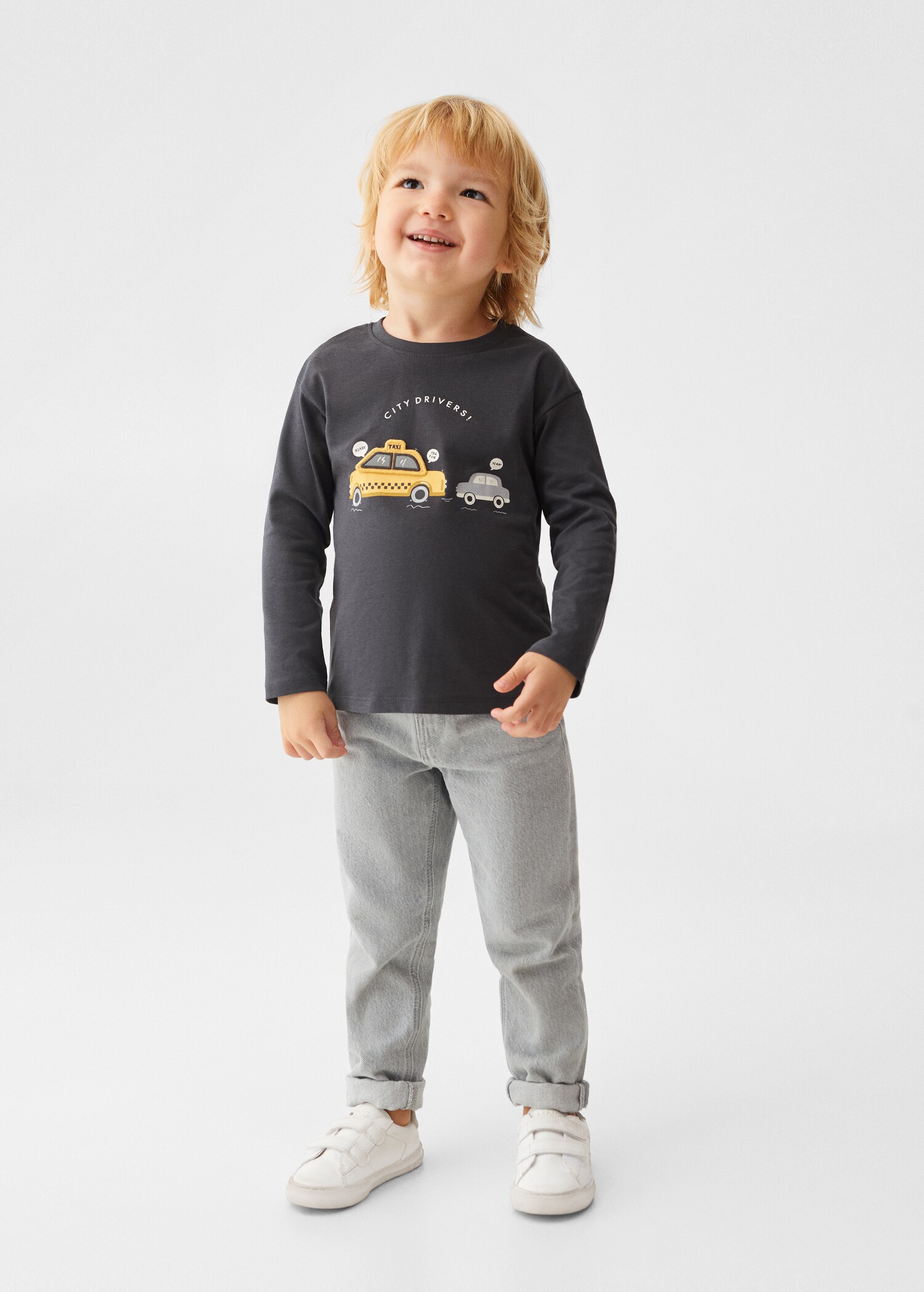 Printed long sleeve t-shirt - General plane