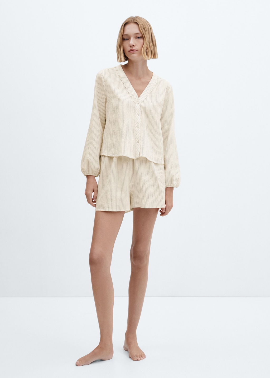 Cotton pyjama pack - Women | MANGO Japan