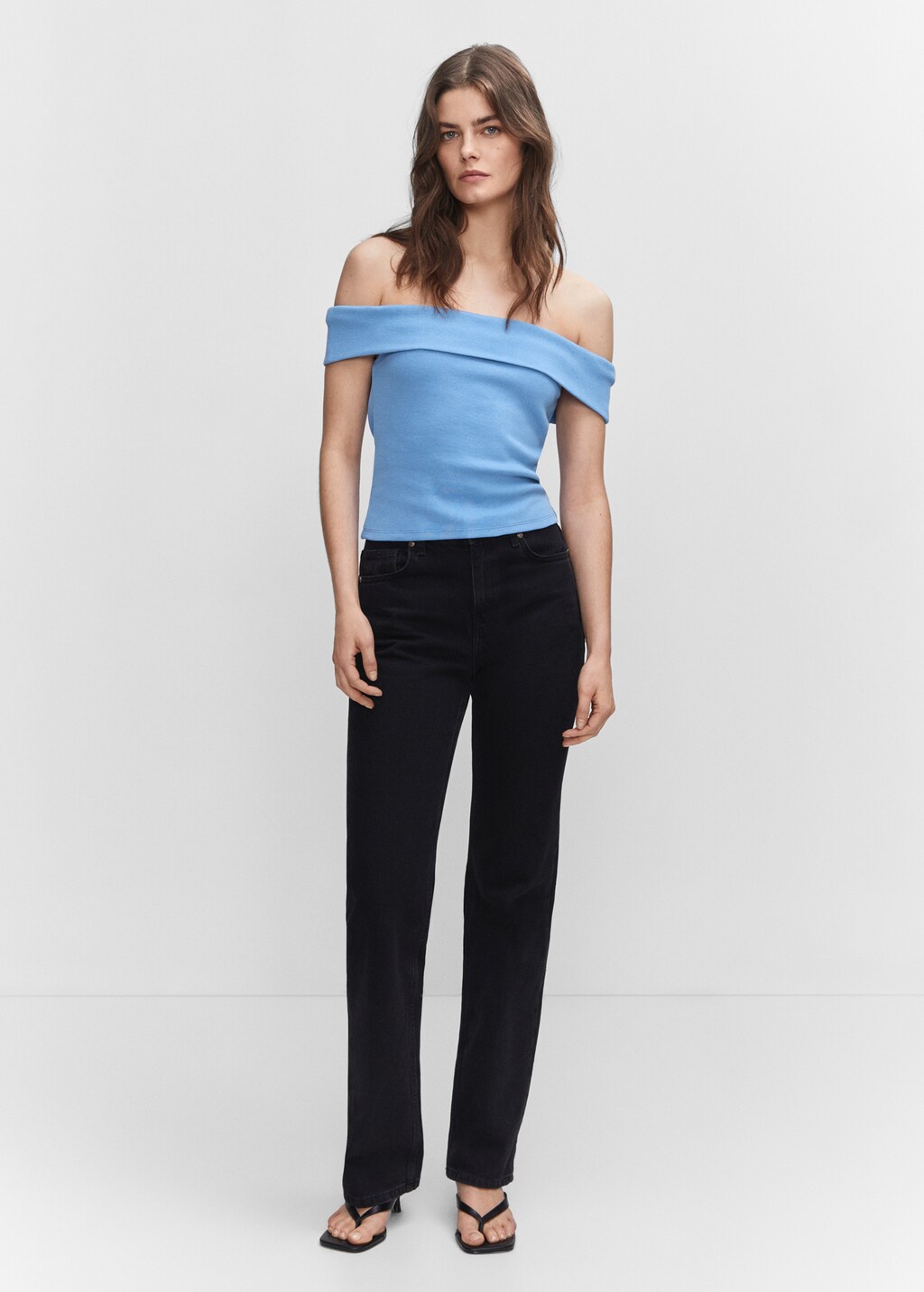 Off-shoulder top | MANGO Kosovo