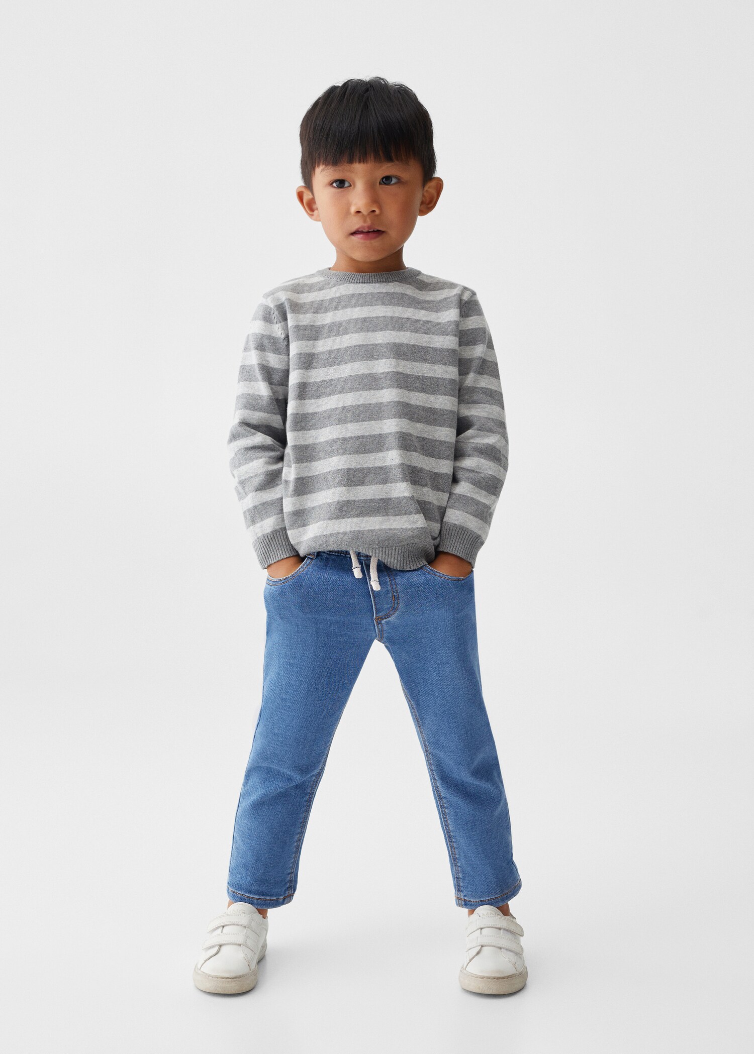 Drawstring waist jeans - General plane