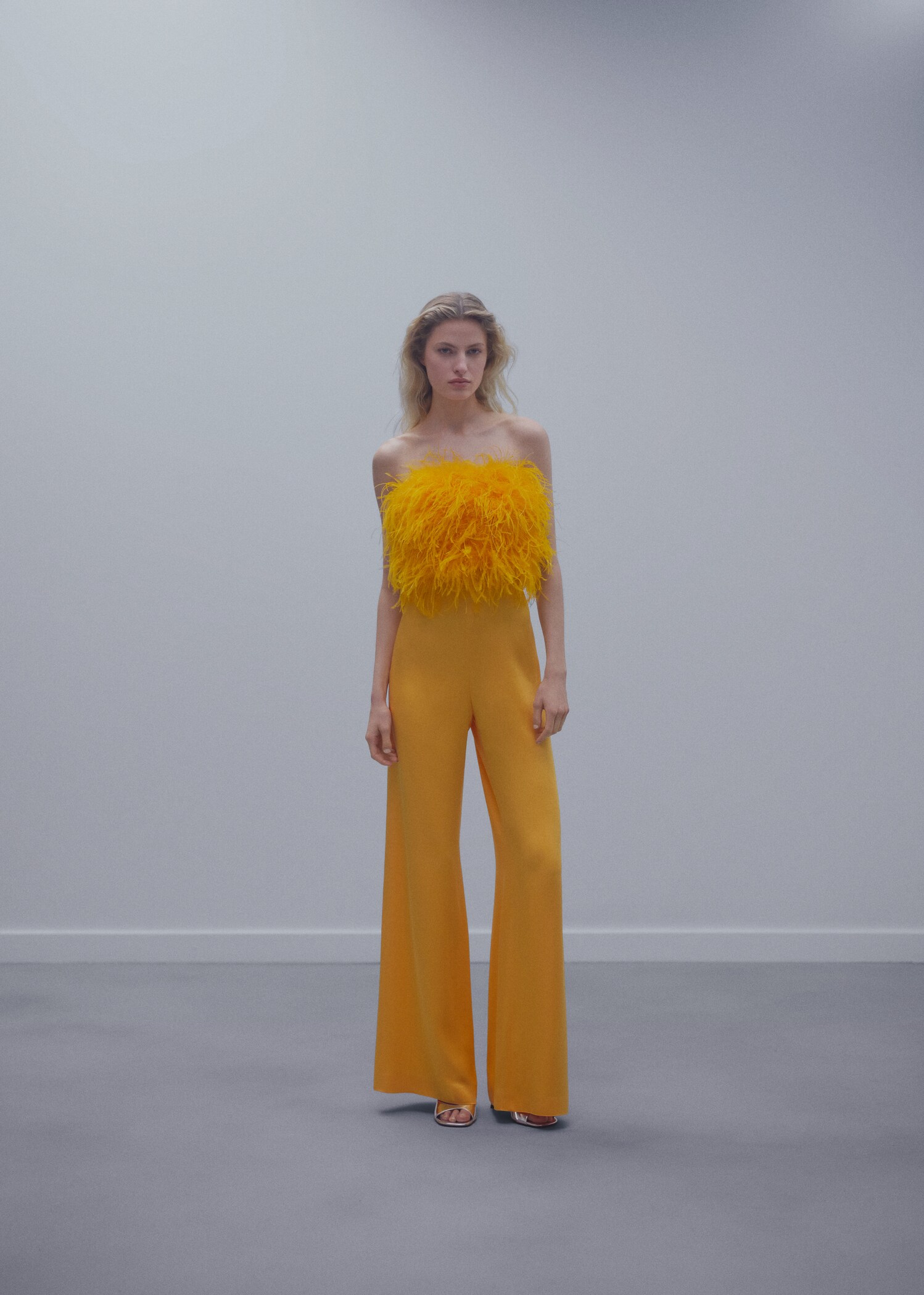 Pantalon palazzo satiné - Plan général