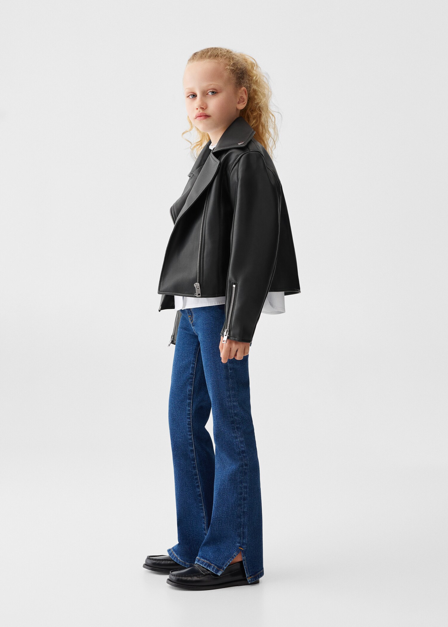 Chaqueta efecto piel - Plano general