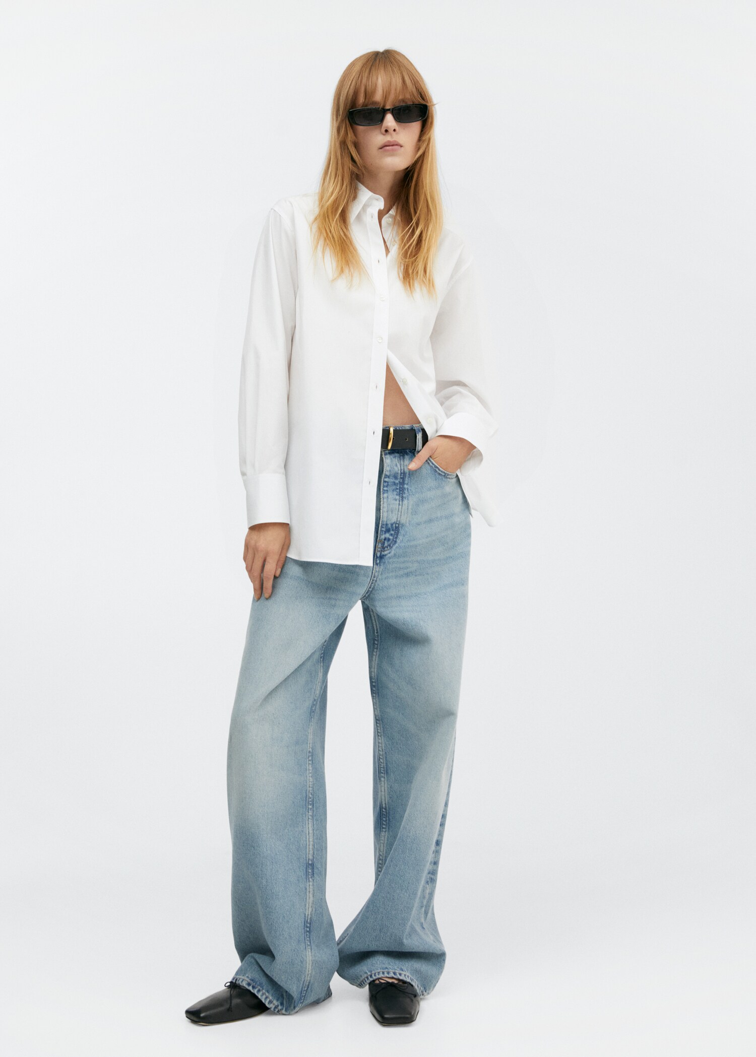 Oversized long shirt - General plane