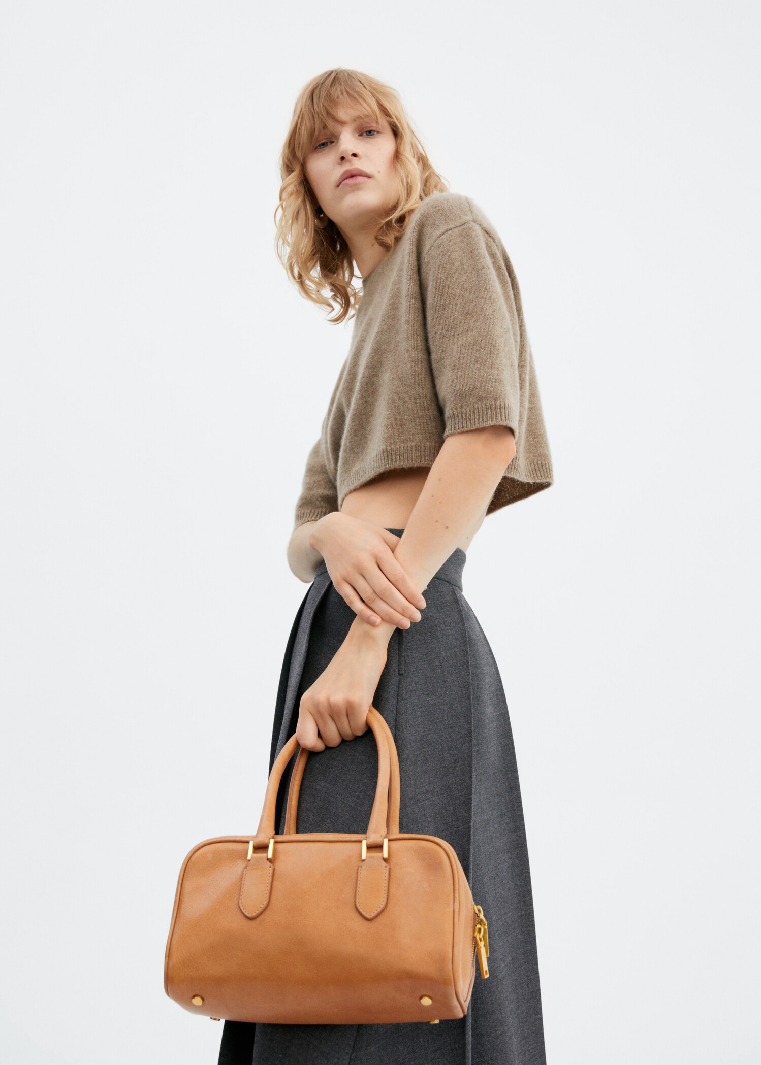 Sac rectangulaire cuir - Plan général
