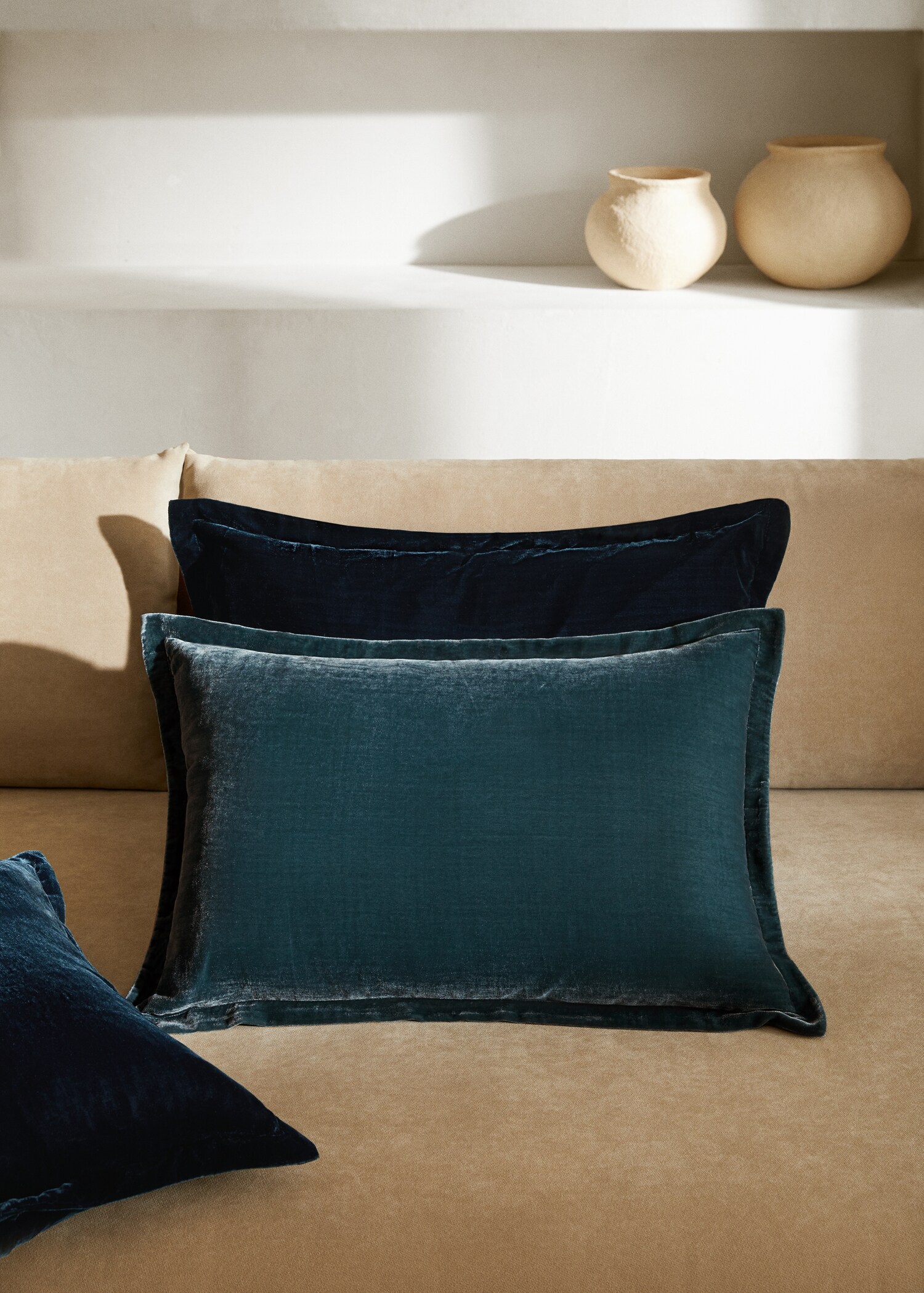 Housse de coussin velours 40x60 cm - Plan général