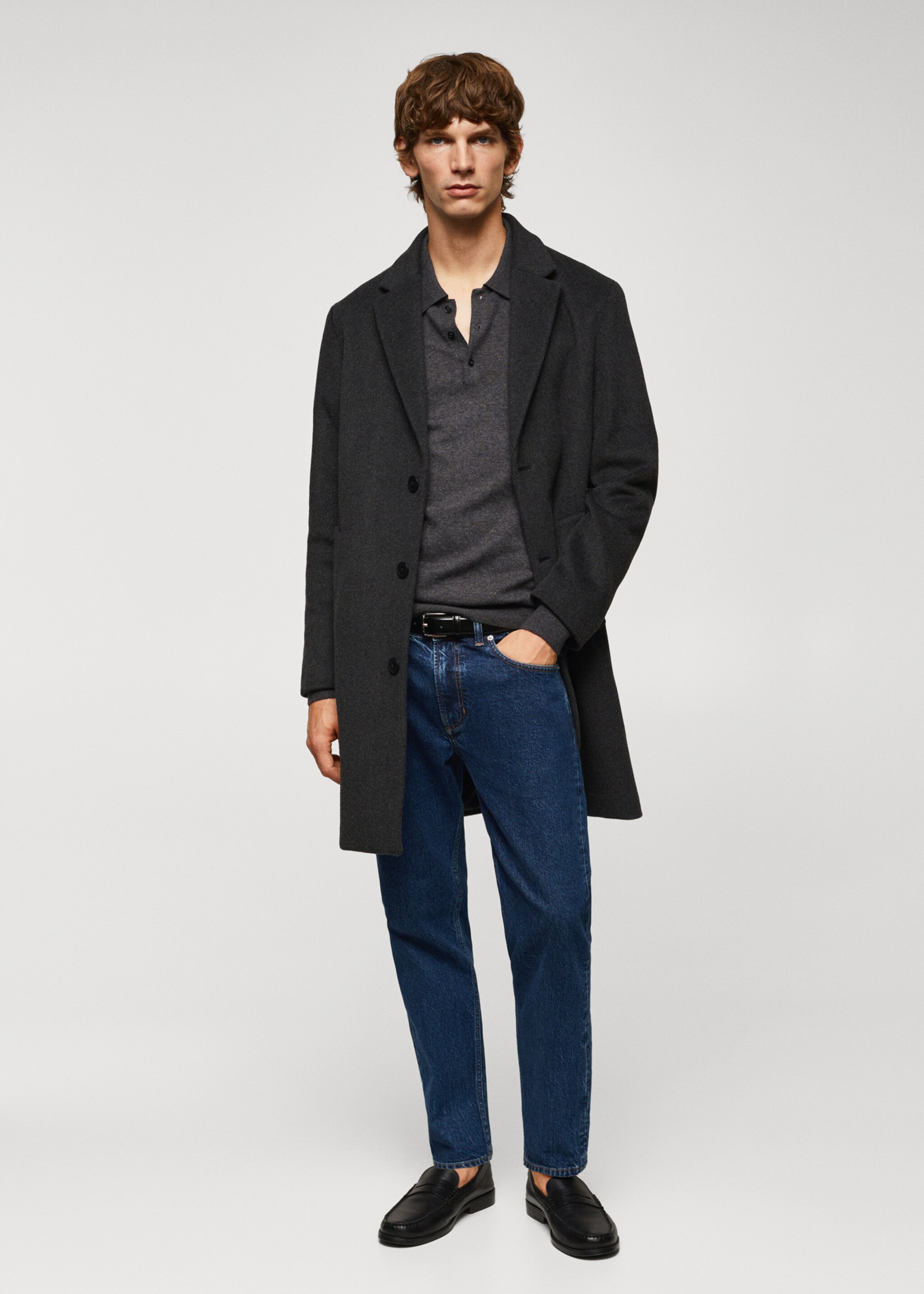 Manteau laine recyclée - Plan général