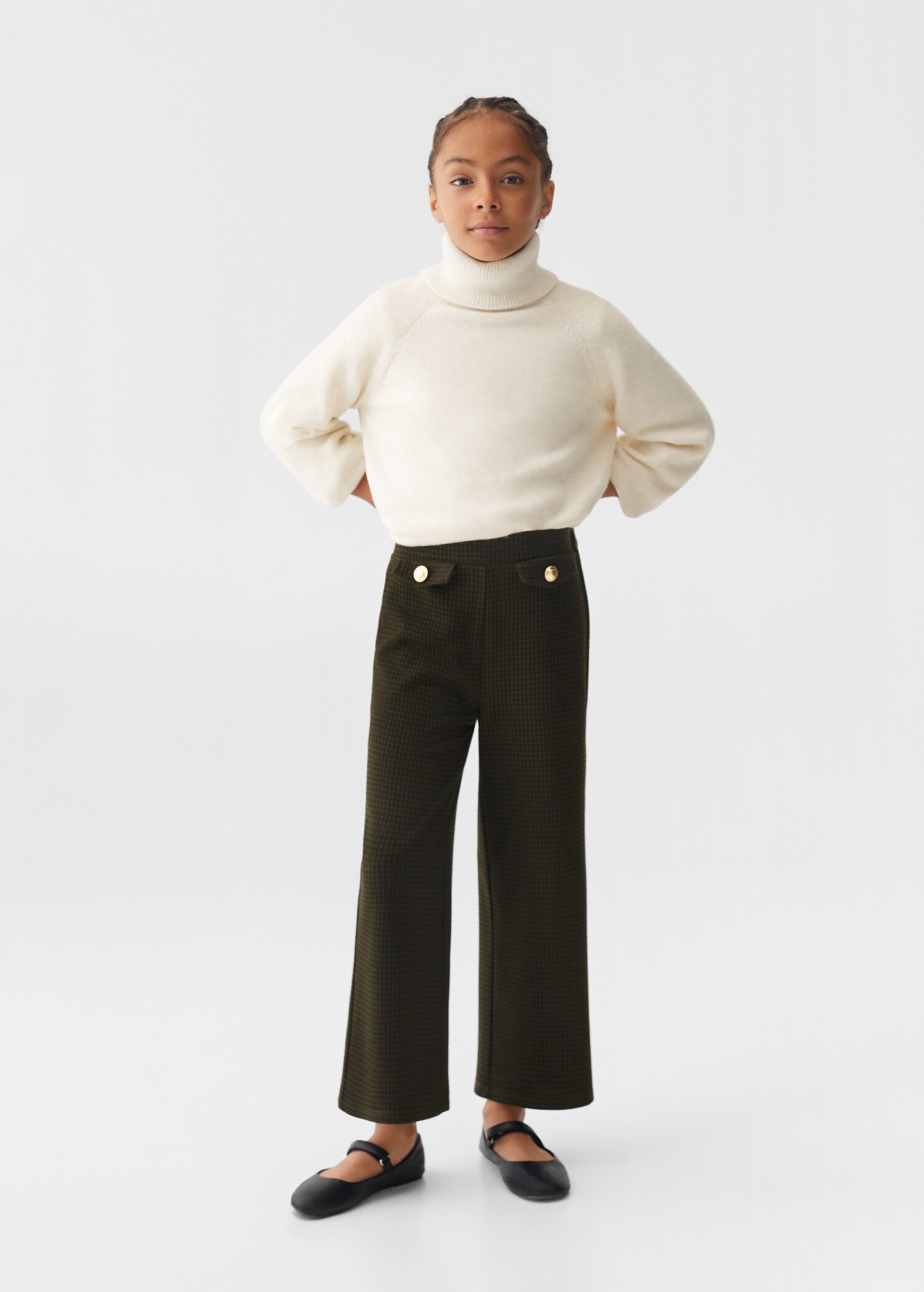 Pantalón pata de gallo - Plano general