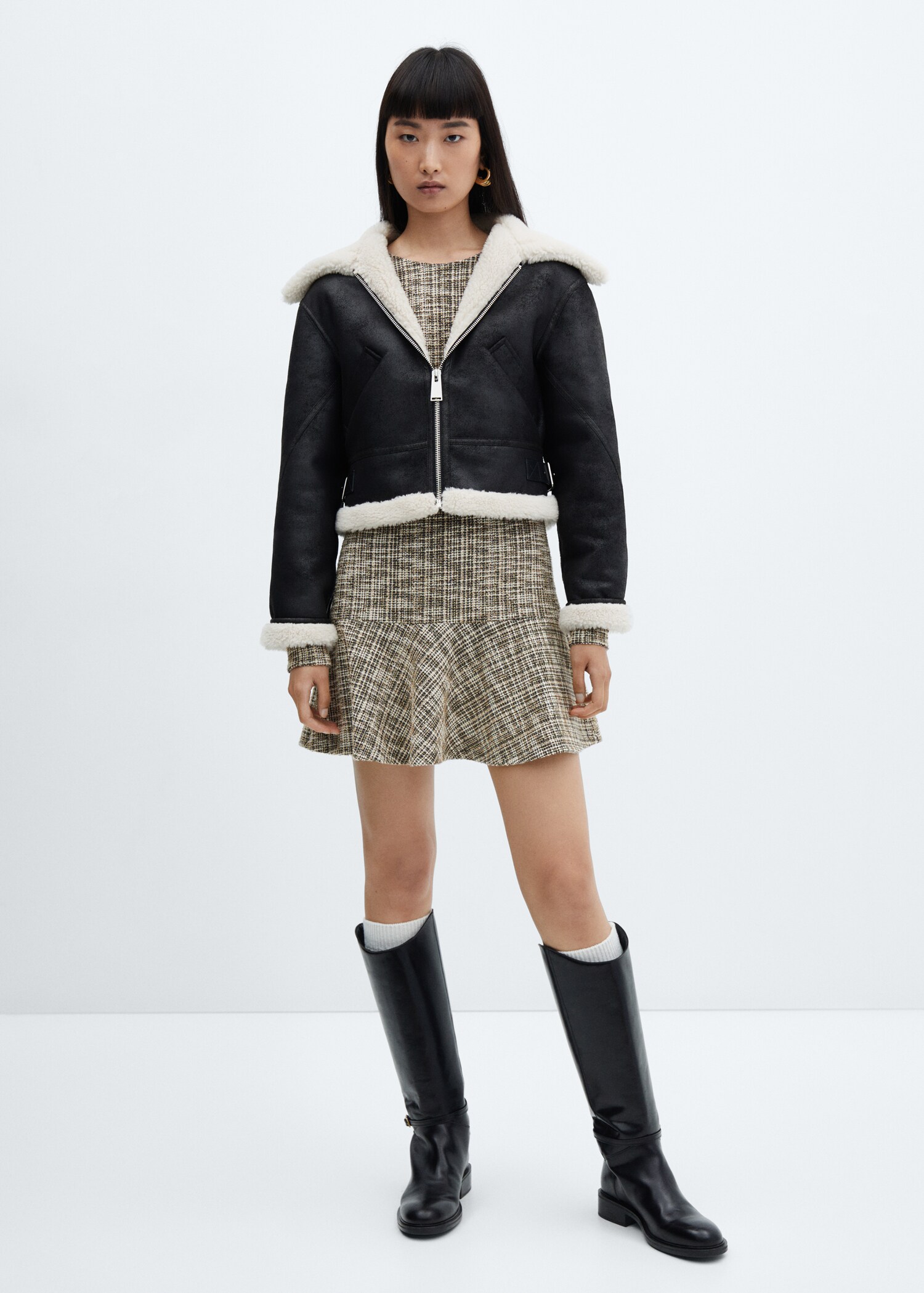 Robe tweed chinée - Plan général