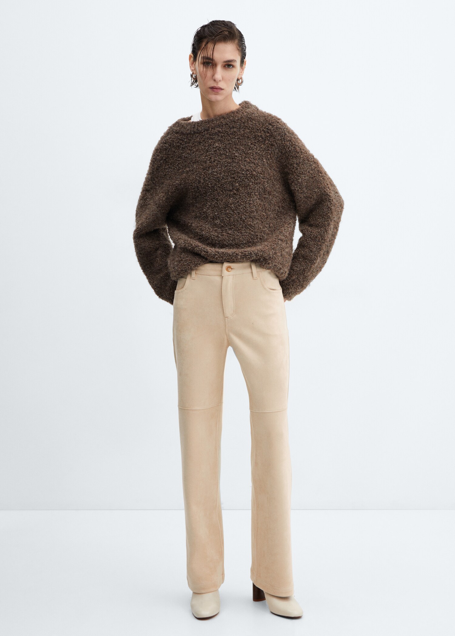 Pantalon suédine coutures - Plan général