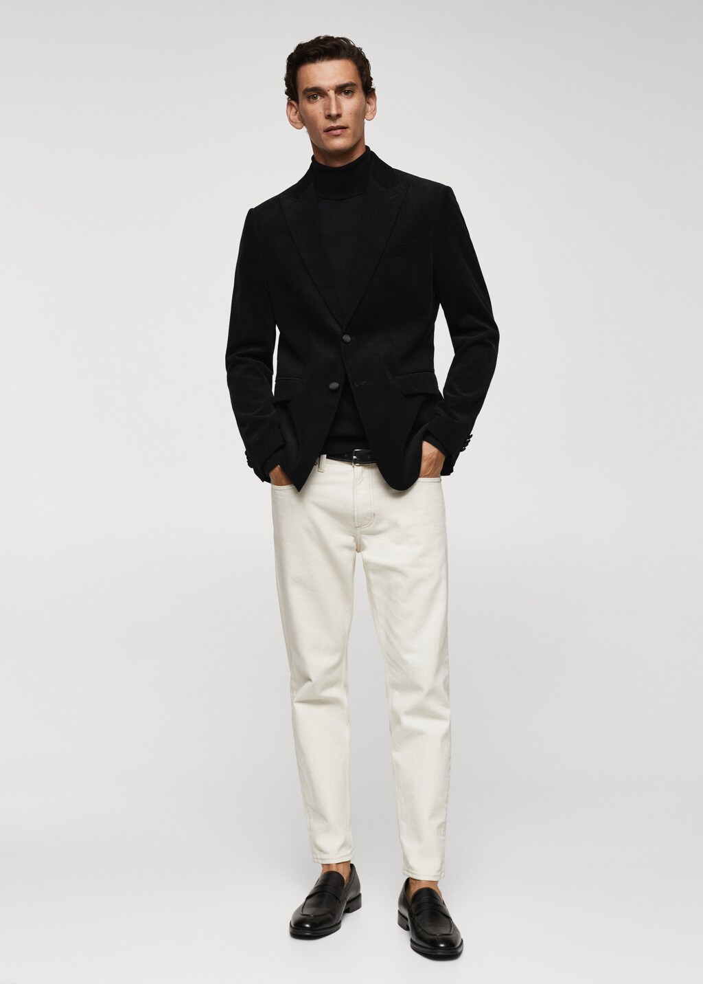 Mango corduroy blazer best sale