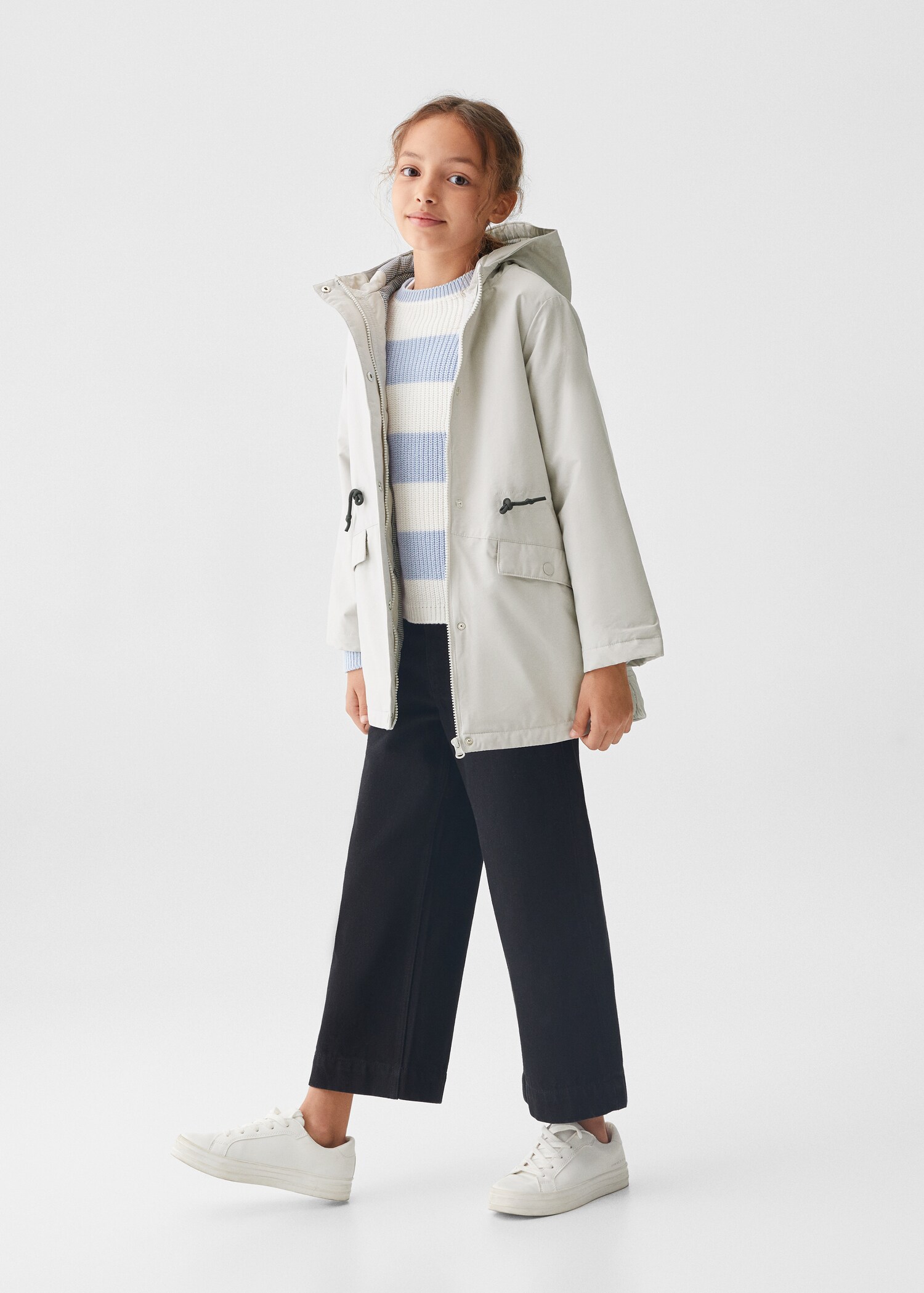 Abric impermeable caputxa - Pla general