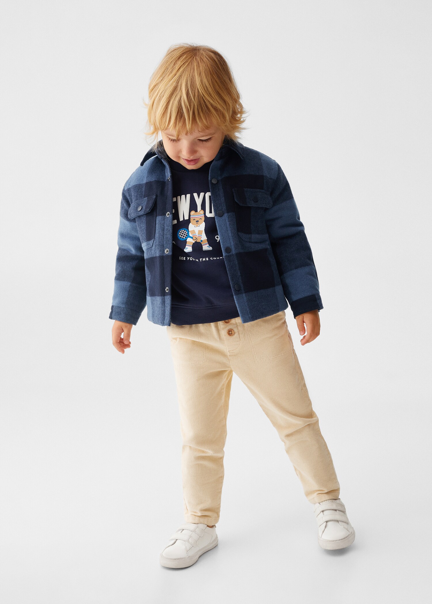 Checked overshirt - General plane