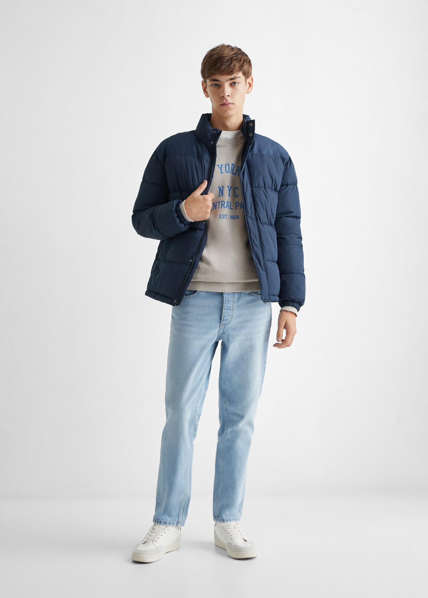 Quilted jacket - General plane
