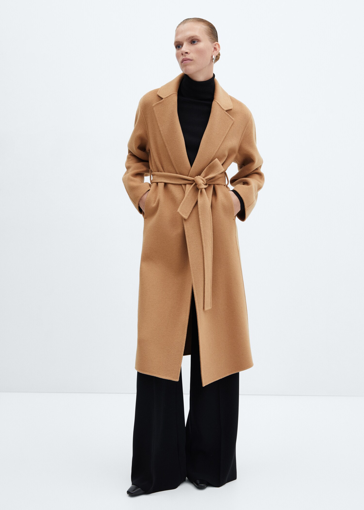 Belt handmade coat - General plane