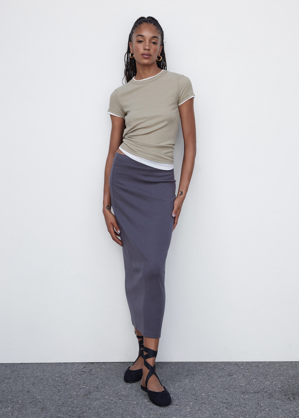 Jupe coton femme sale