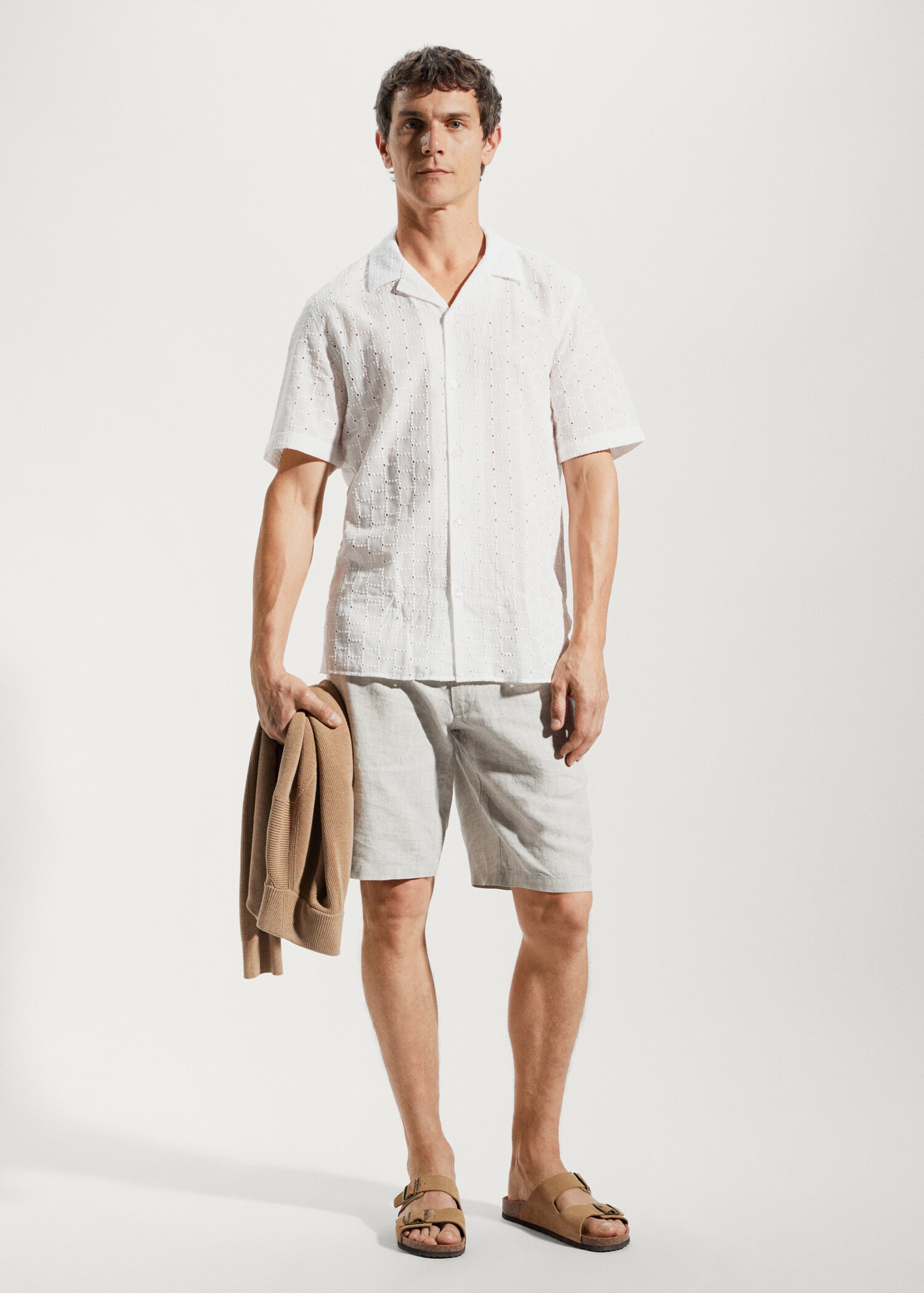 100% linen shorts - General plane