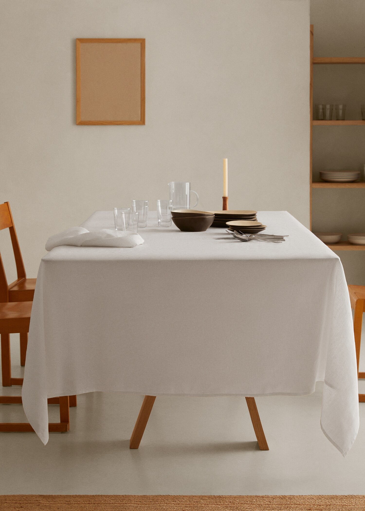 100% linen tablecloth 170x250cm - General plane