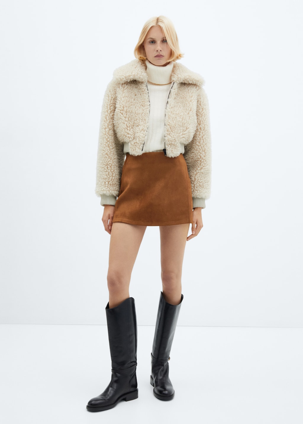 Mango suede skirt uk hot sale
