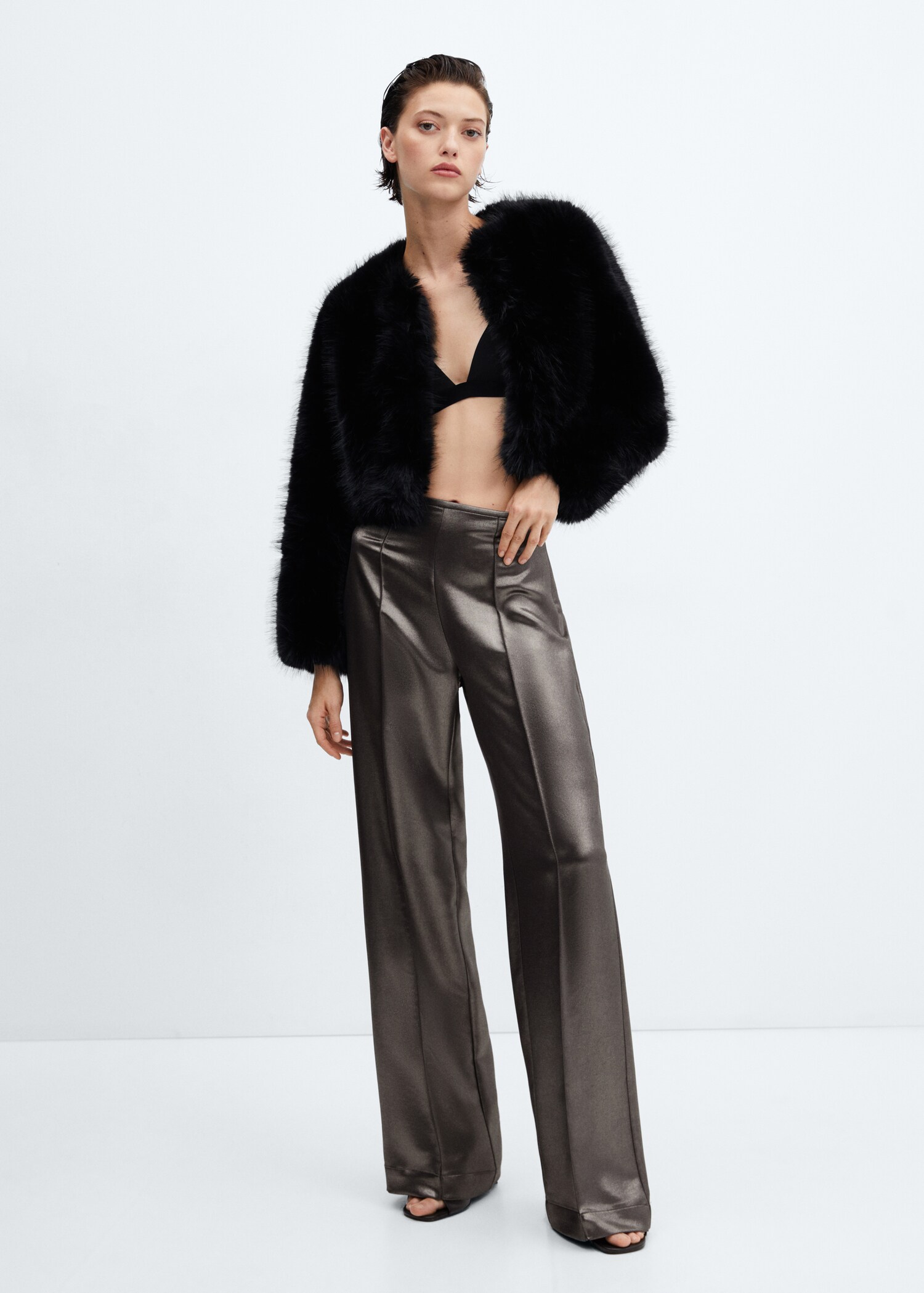 Pantalon effet métallisé - Plan général
