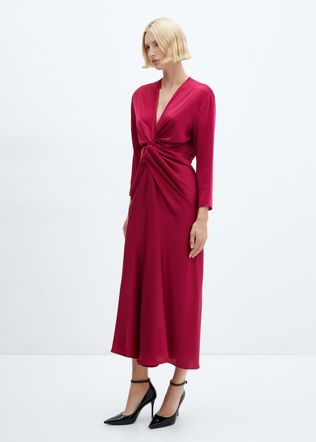 Robe satinee n ud