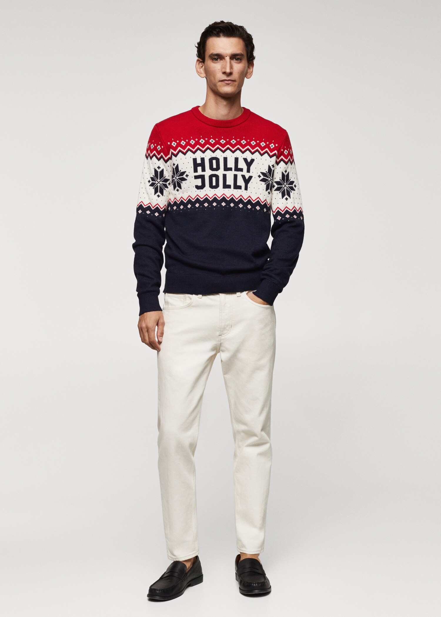 Jersey jacquard navideño - Plano general