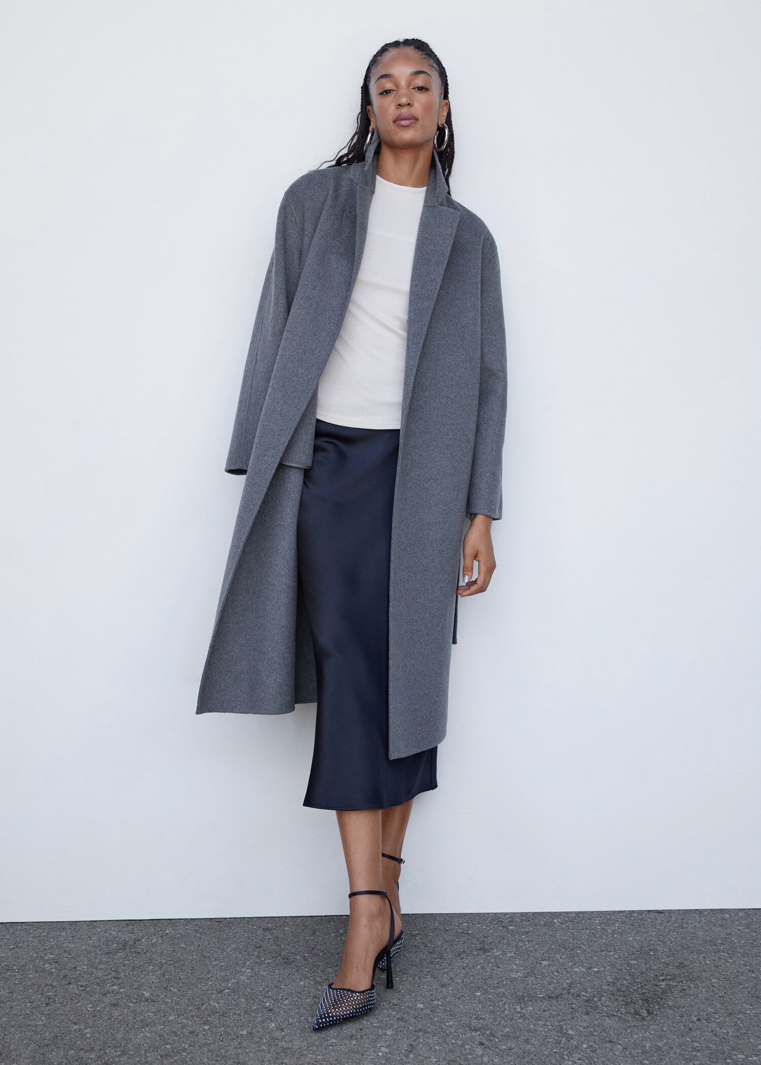 Belt handmade coat - General plane