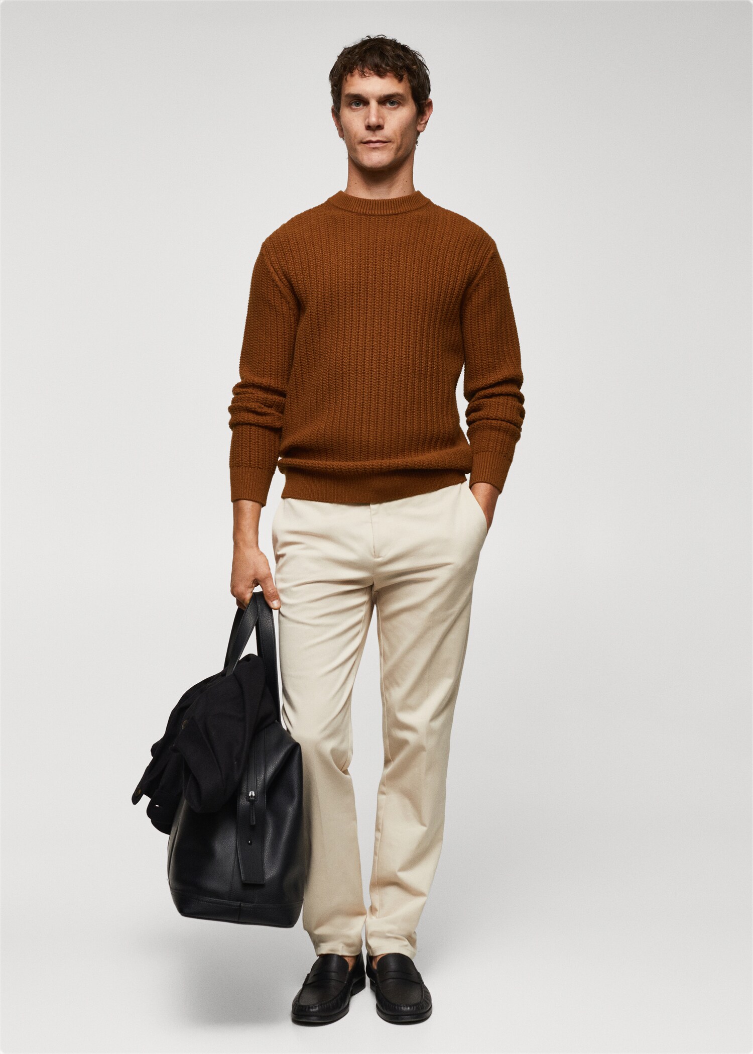 Pull-over grosse maille - Plan général