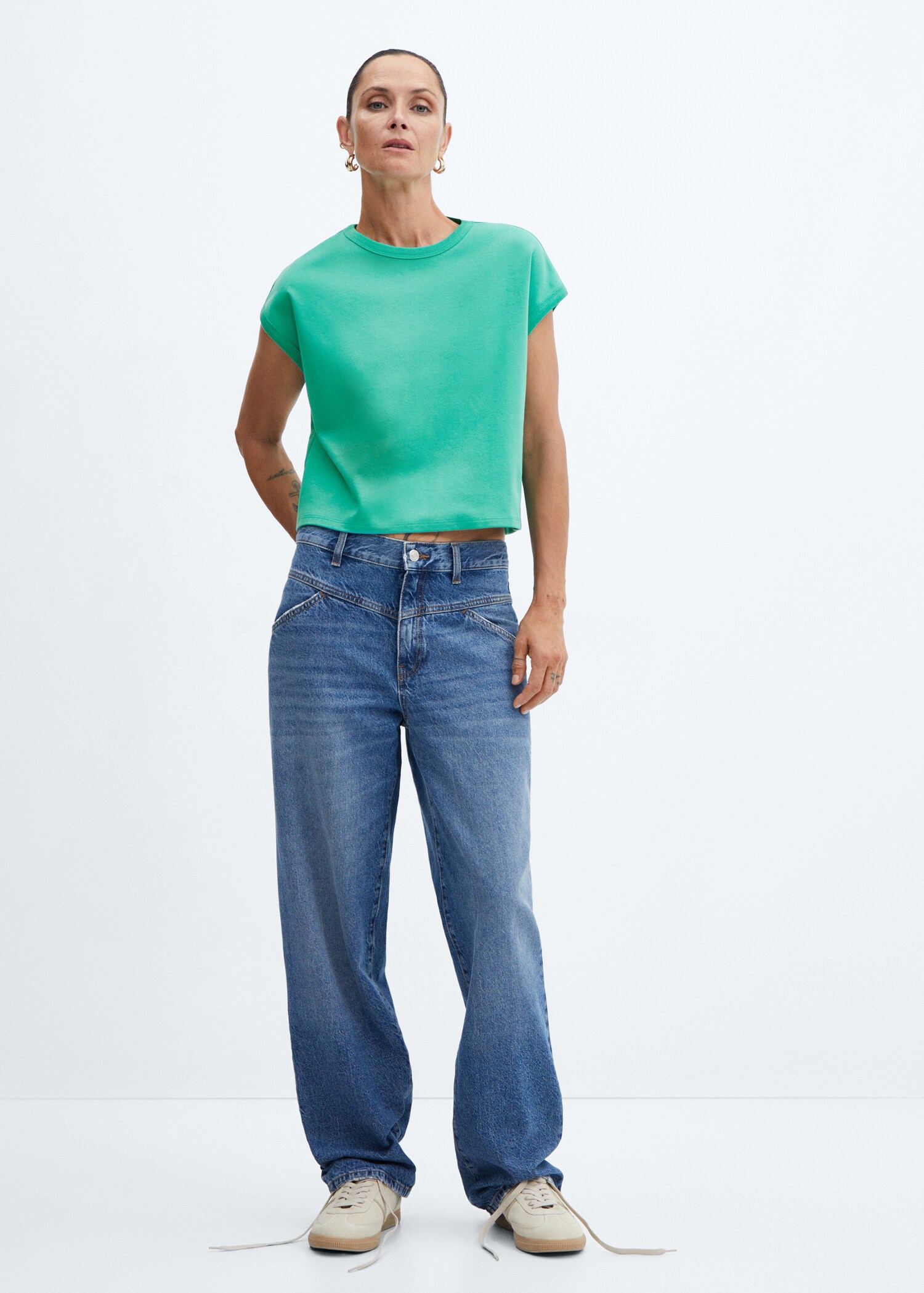 Cotton sleeveless t-shirt - General plane