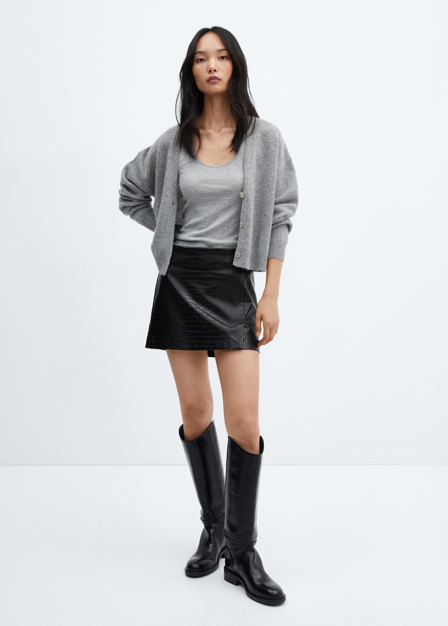 Coco-effect mini-skirt - General plane