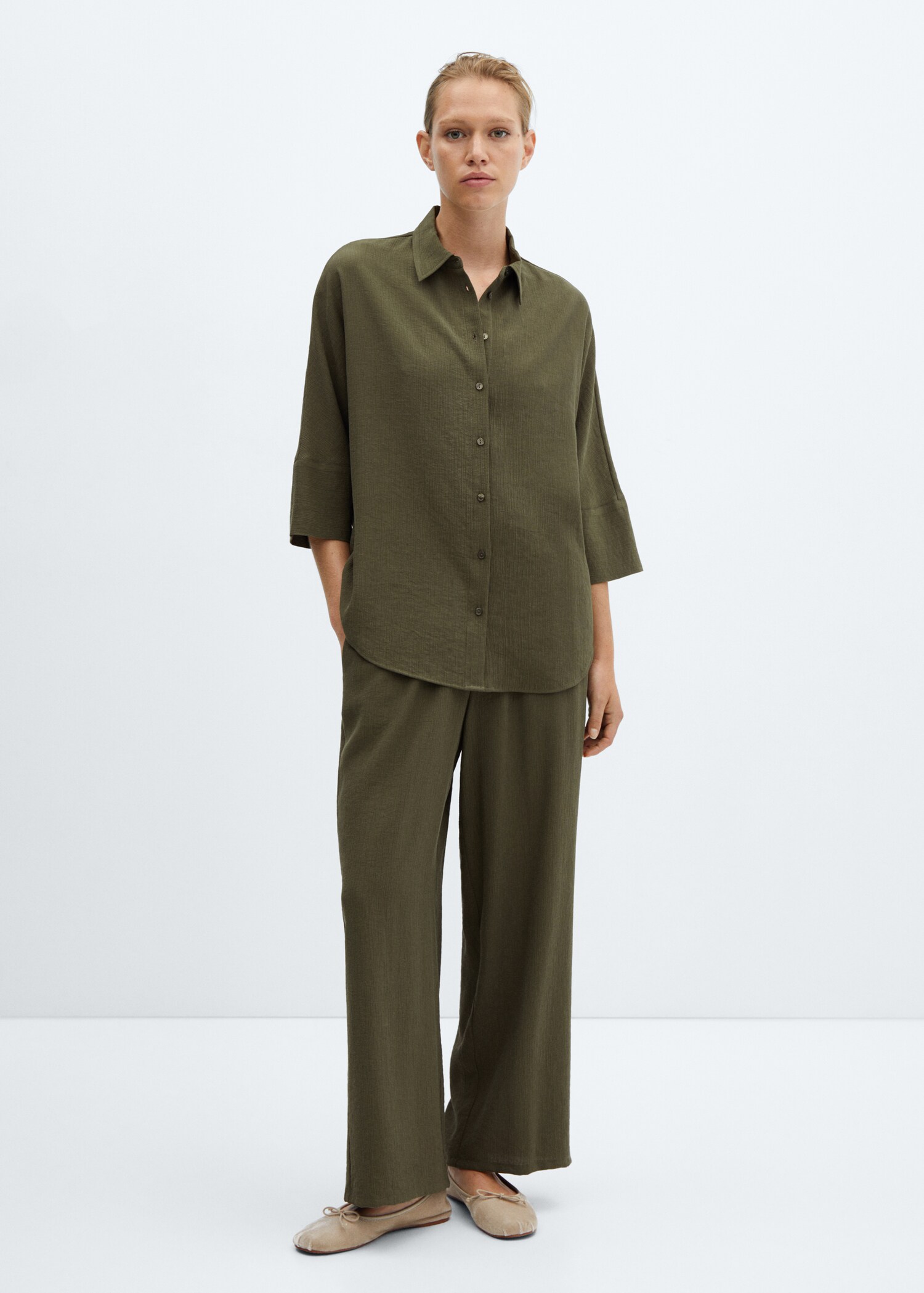 Oversize flowy shirt - General plane