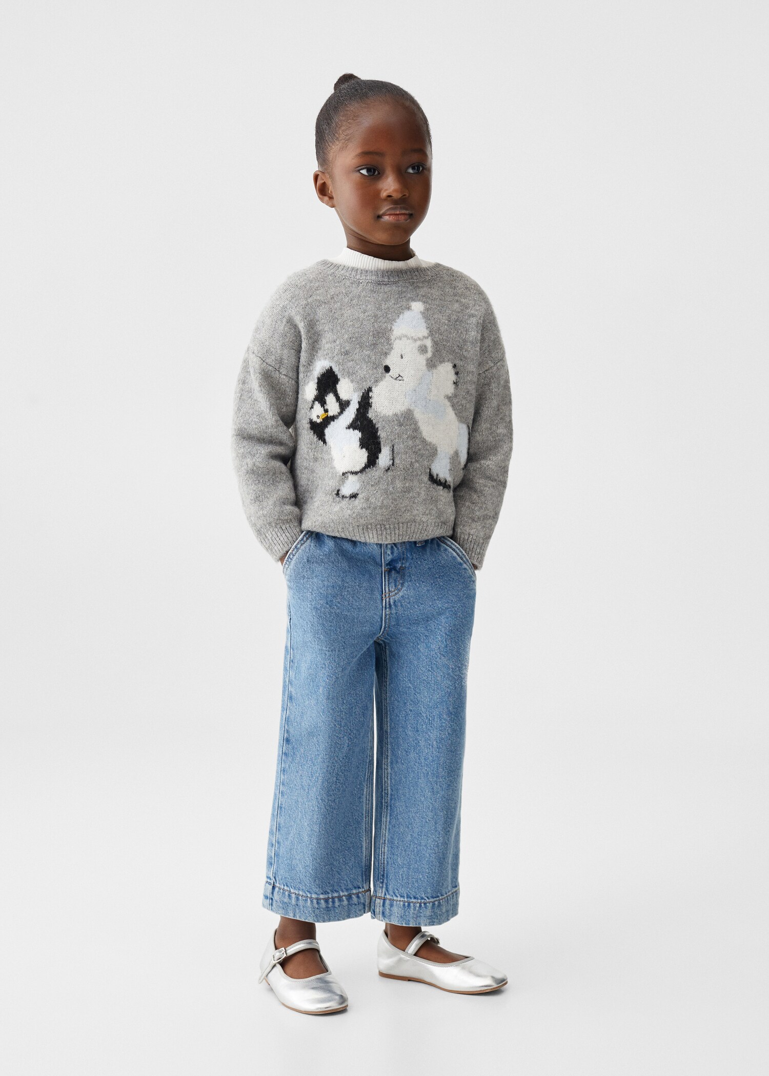 Pullover con disegno a maglia - Piano generale