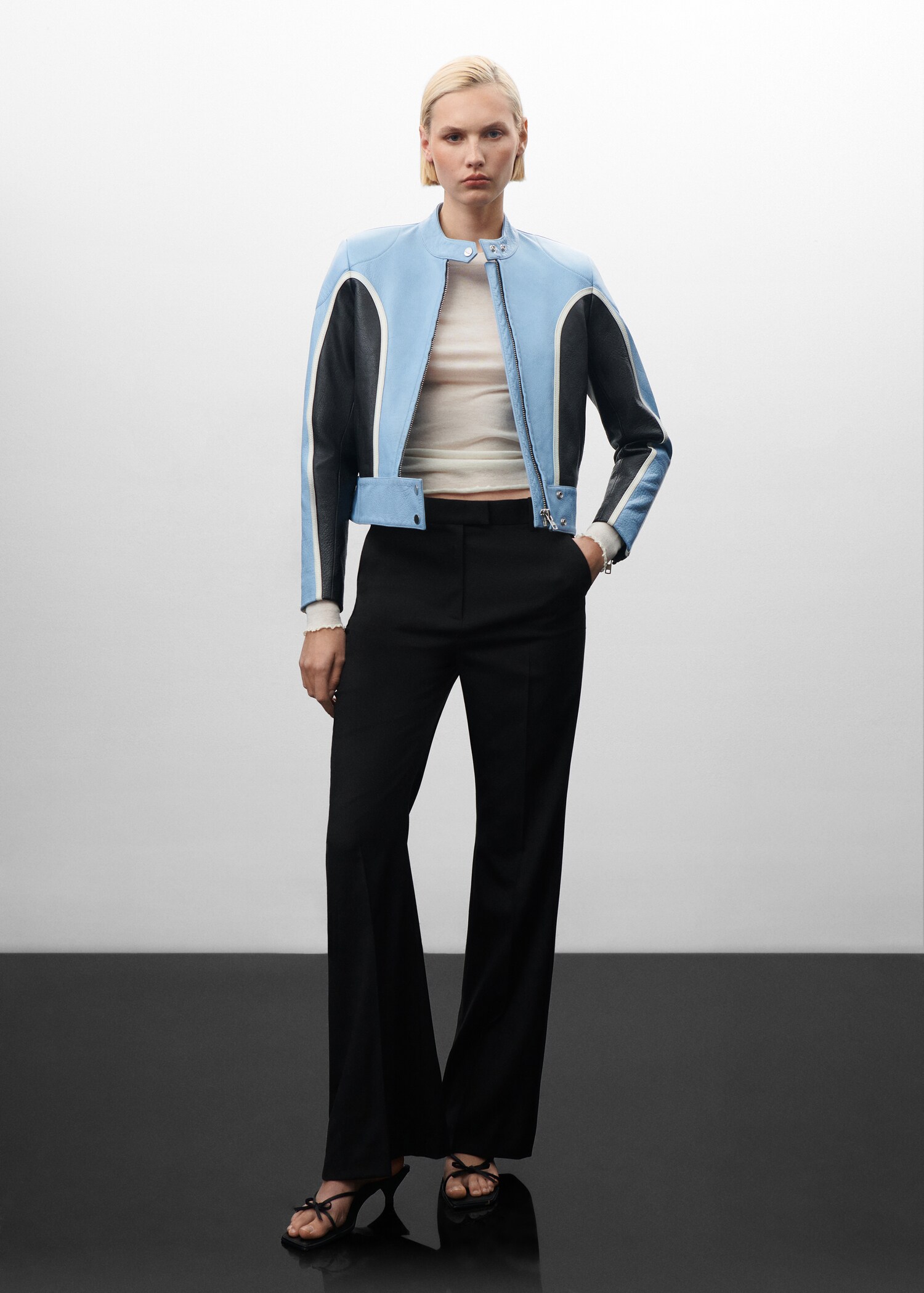 100% virgin wool suit pants - General plane
