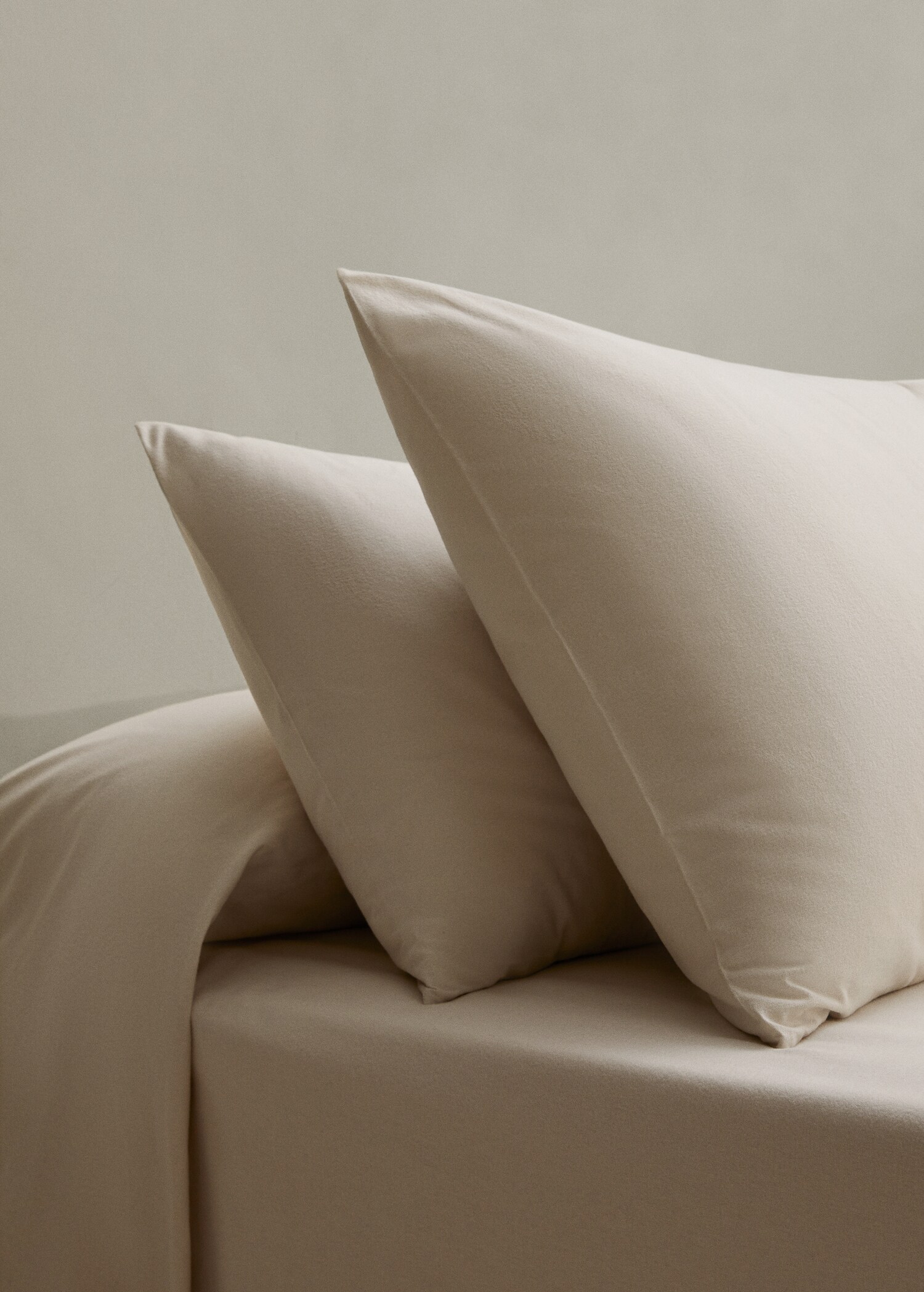 Plain flannel pillowcase 50x75cm - General plane