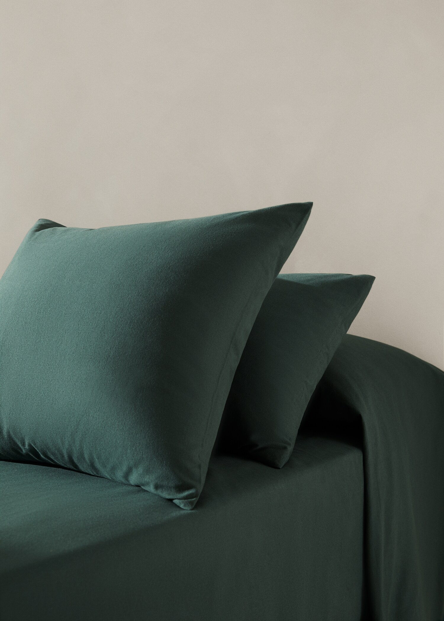 Plain flannel pillowcase 50x75cm - General plane